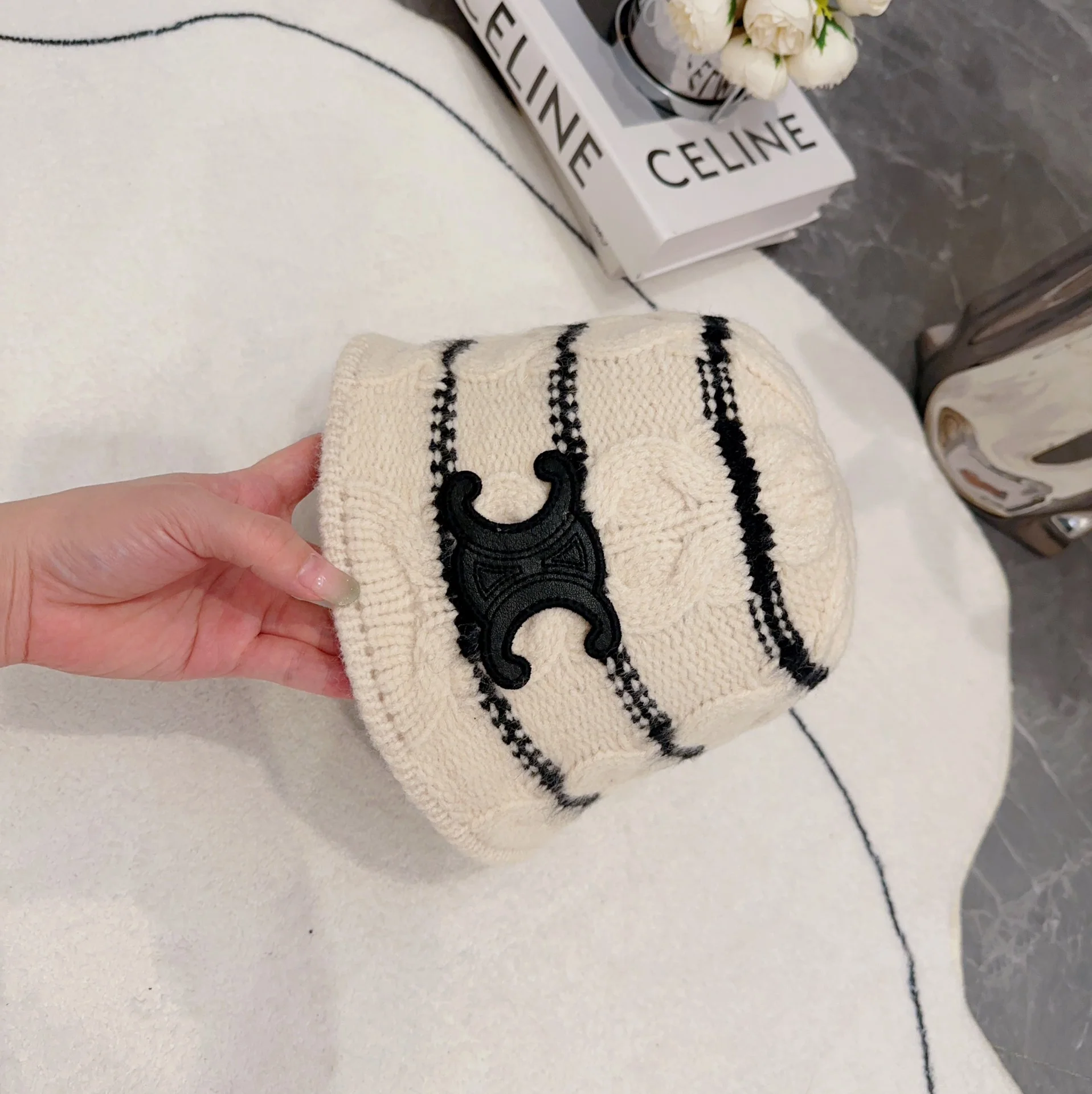 셀린느 모자 84219 Celine Cap 상세 이미지 4