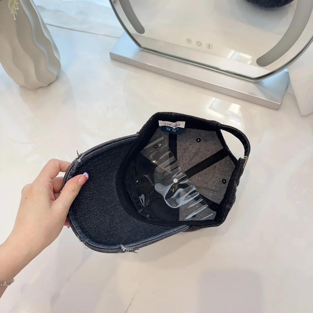 샤넬 데님 베이스볼 모자 상세 이미지 6