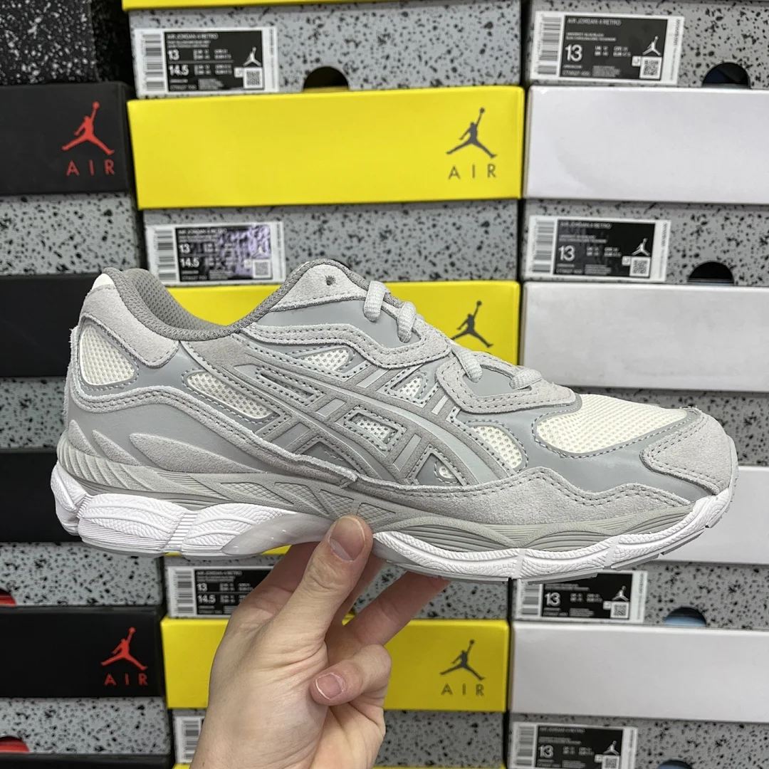 아식스 [ZC] 젤 NYC 1203A663-101 200326 Asics Gel-NYC Cream Cloud Grey 상세 이미지 3