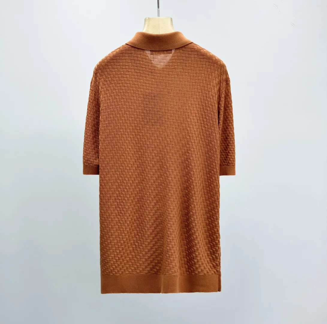 로로피아나 SS 반팔 패턴 폴로 셔츠 상세 이미지 2