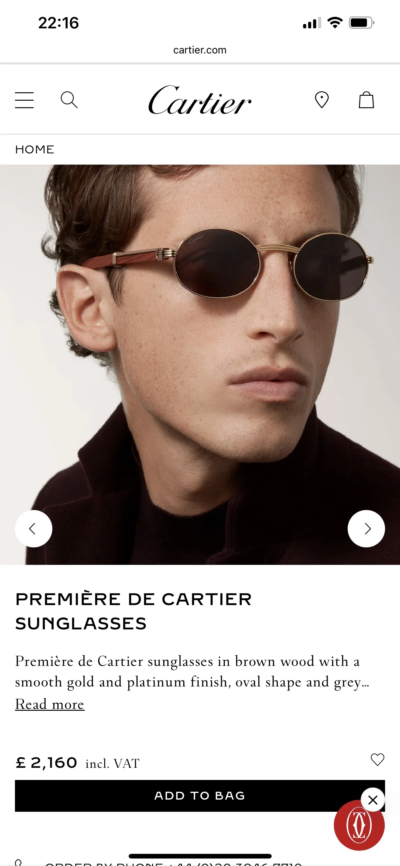 까르띠에 선글라스 72274 Cartier Sunglasses 상세 이미지 4