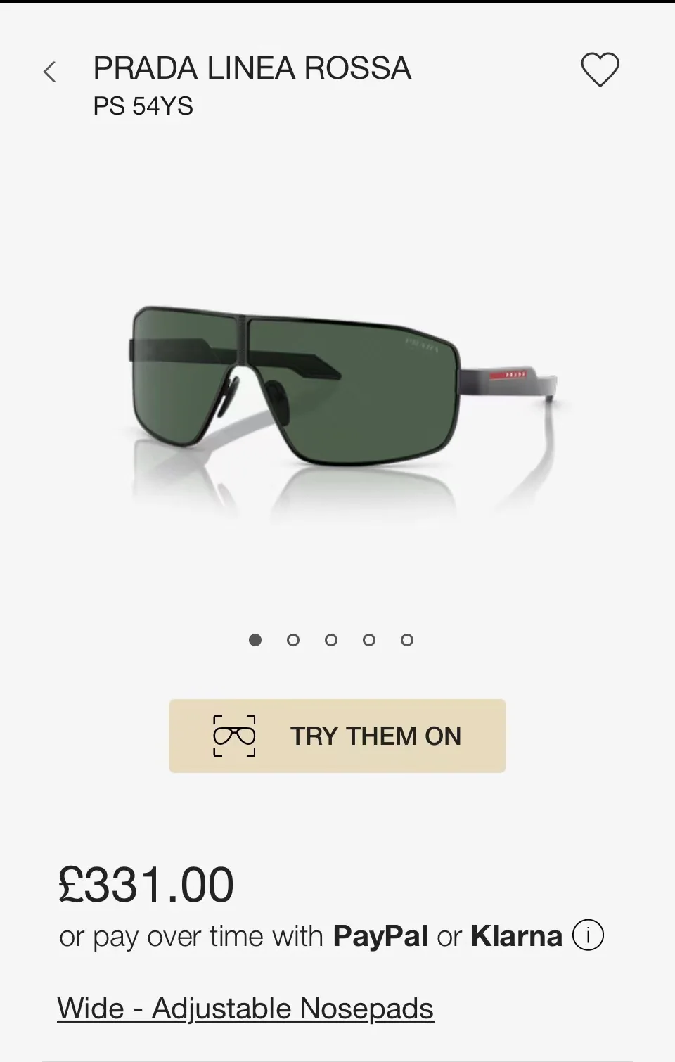 프라다 선글라스 74473 Prada Sunglasses 상세 이미지 1