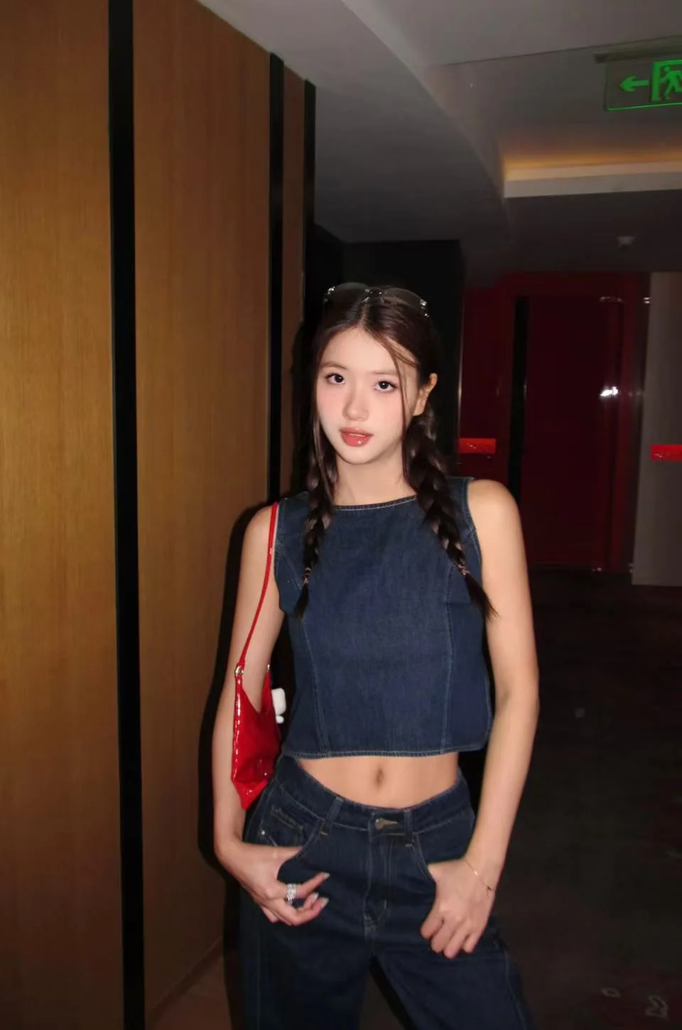 크롬하츠 ViV 레드 페이턴트 가죽 가방 상세 이미지 7