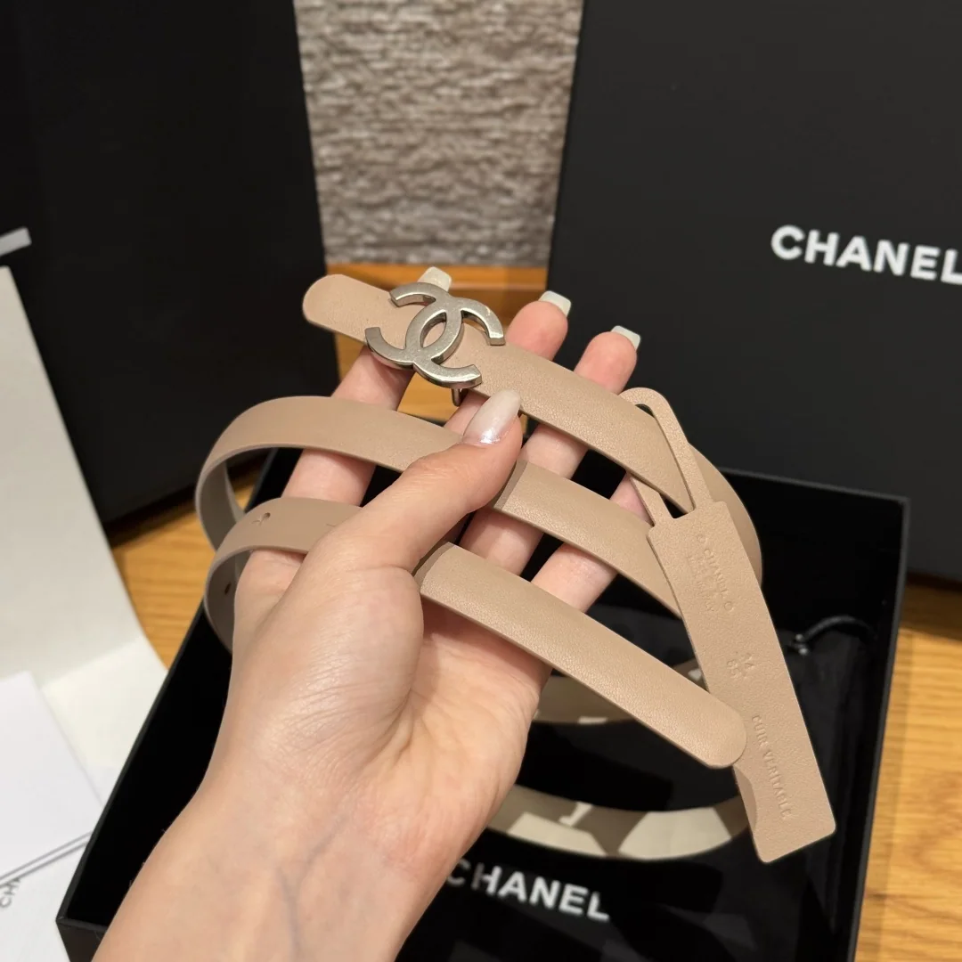 샤넬 슬림 양면 카프스킨 벨트 상세 이미지 2