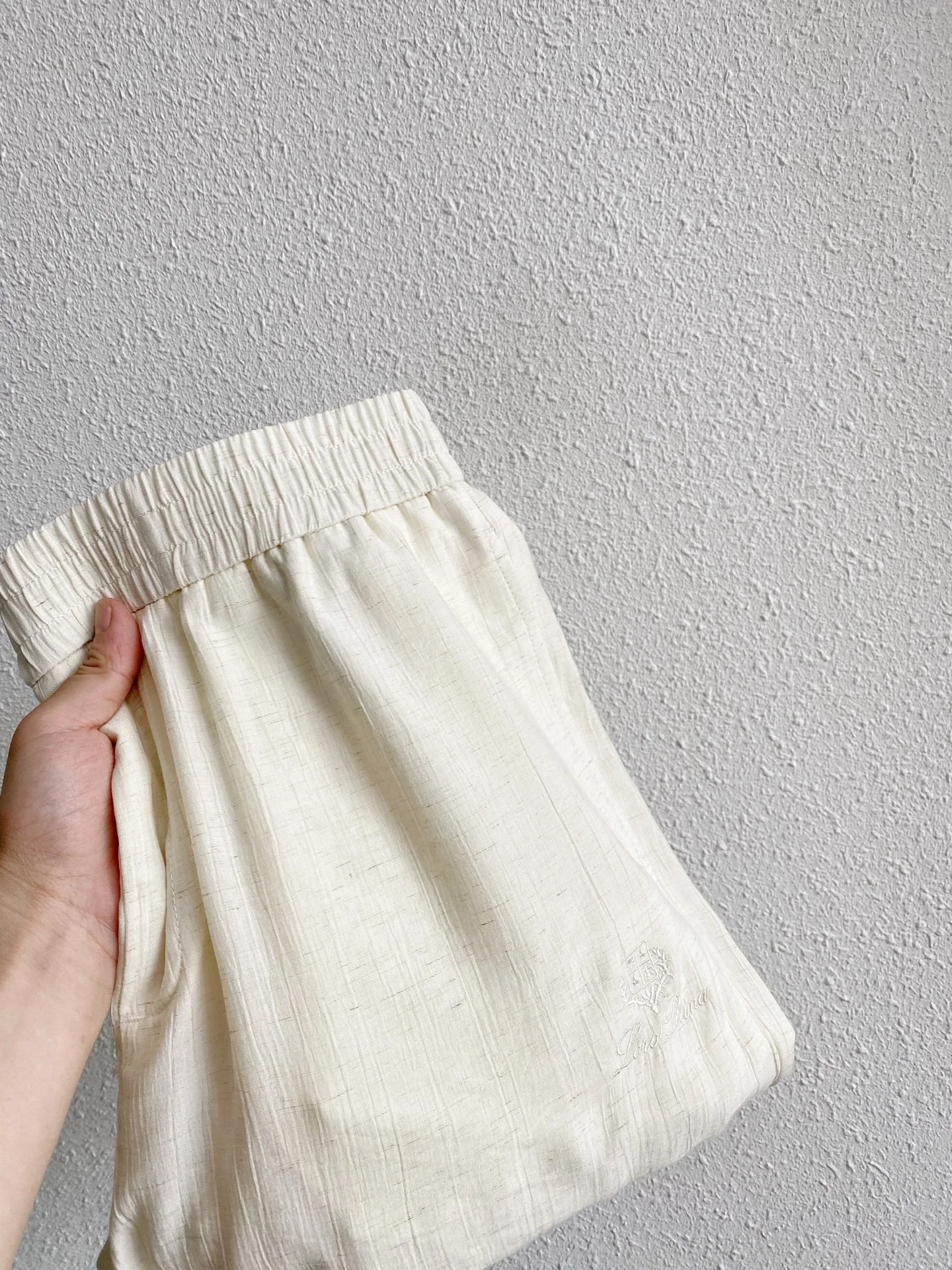 로로피아나 고밀도 텐셀 린넨 남성 바지 상세 이미지 10