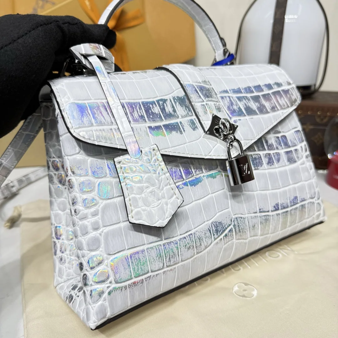 루이비통 버드케이지 악어가죽 핸드백 N84714 상세 이미지 5