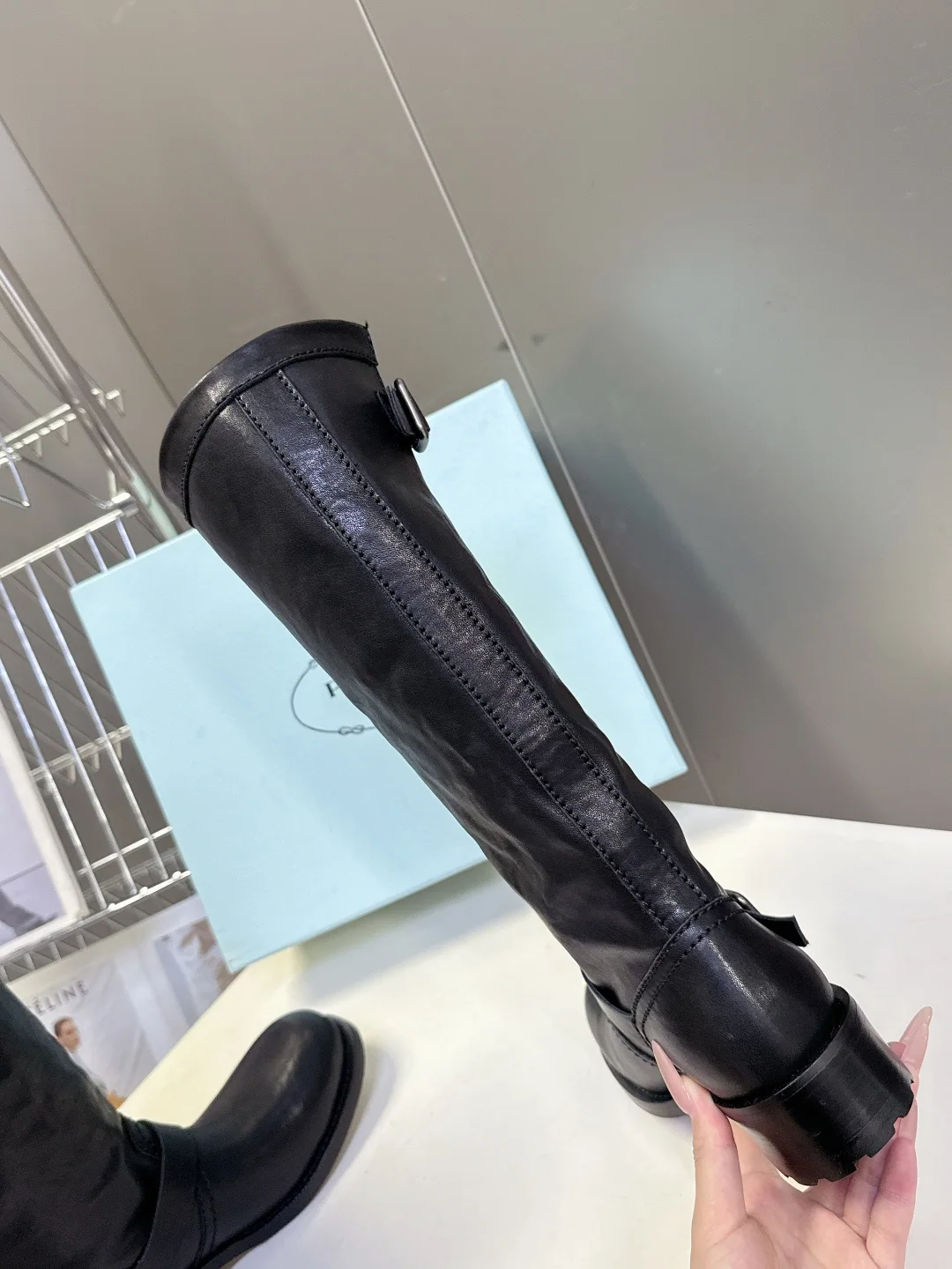 프라다 더블 버클 모터사이클 라이더 부츠 상세 이미지 9