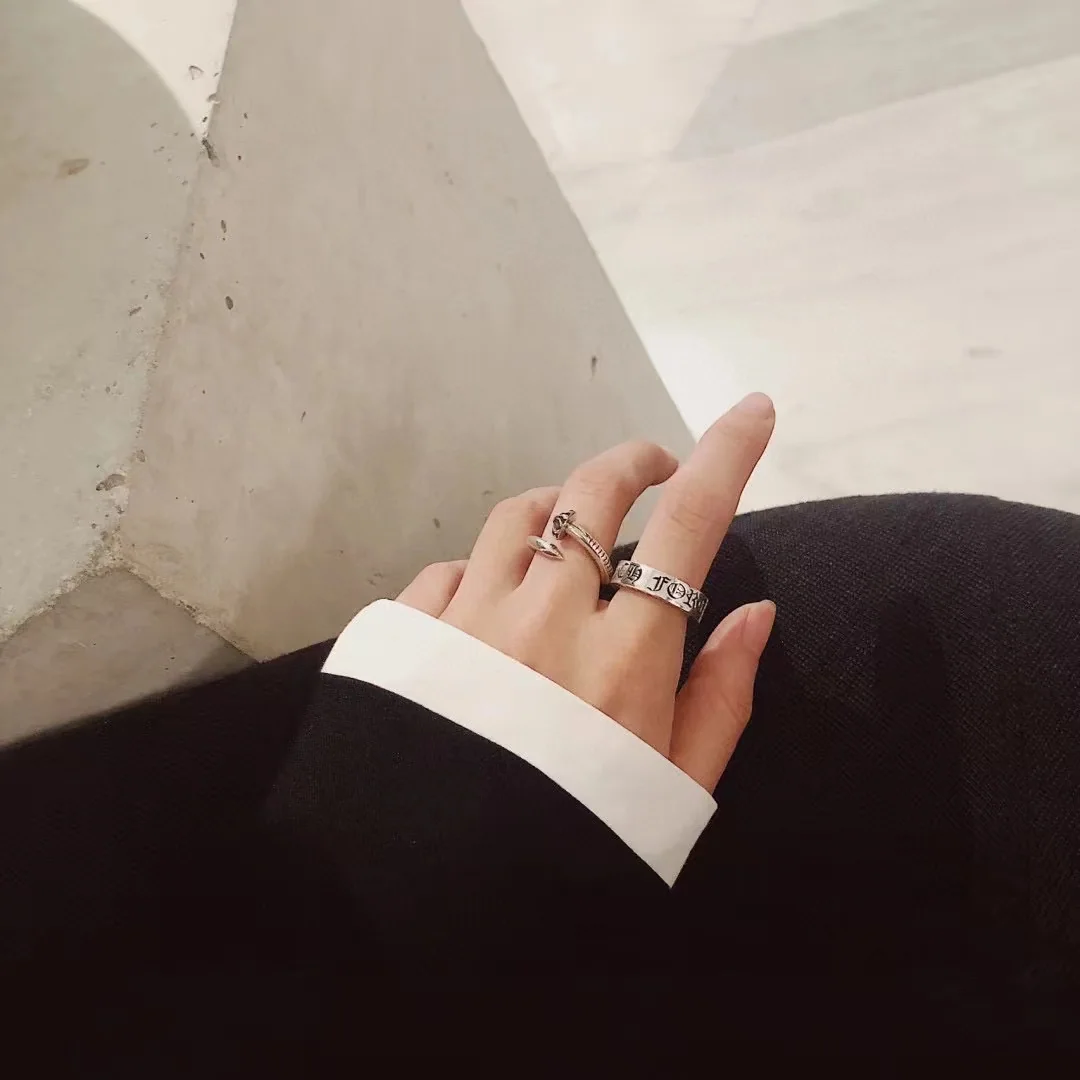 크롬하츠 앤티크 실버 스타일 반지 상세 이미지 5