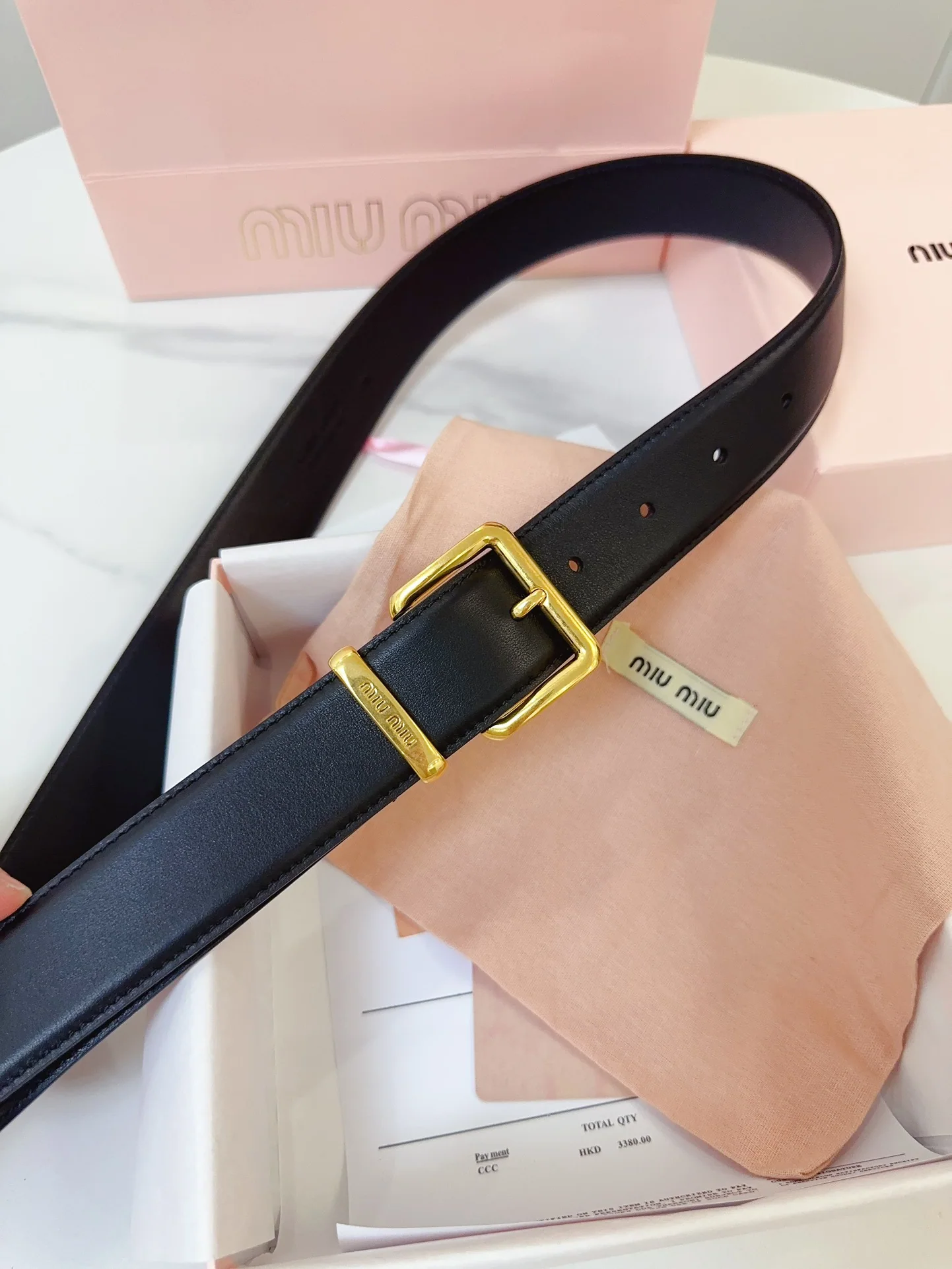 미우미우 벨트 57828 Miu Miu Belt 상세 이미지 6