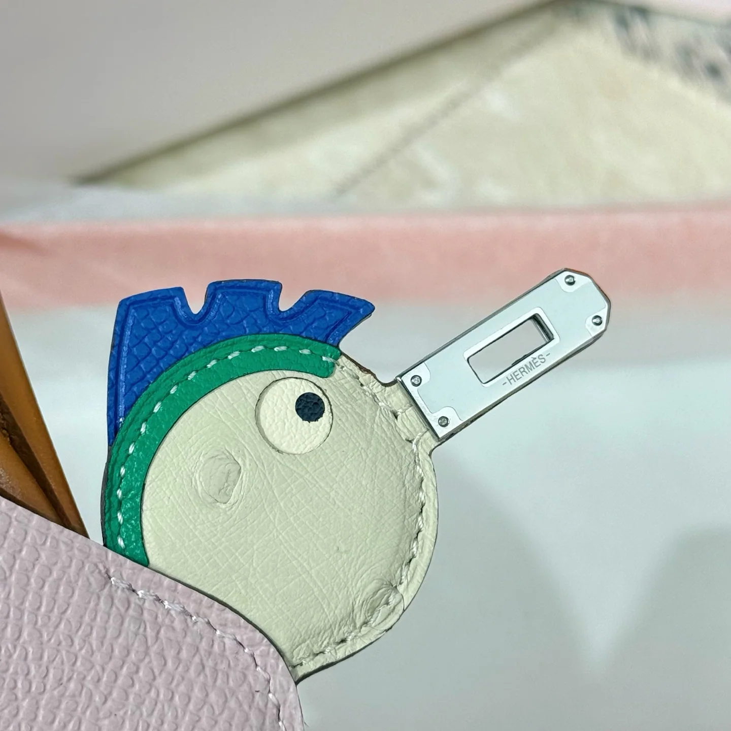 에르메스 크로커다일 버드 키링 상세 이미지 6