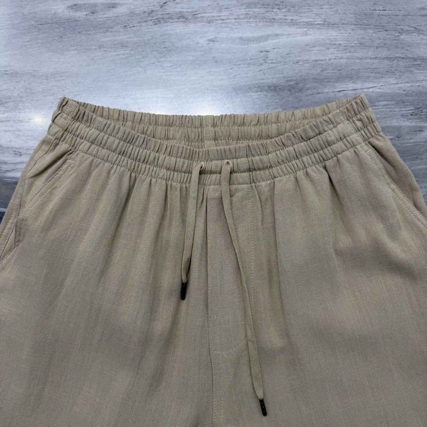 폴로 린넨 자수 포니 남성 반바지 상세 이미지 6