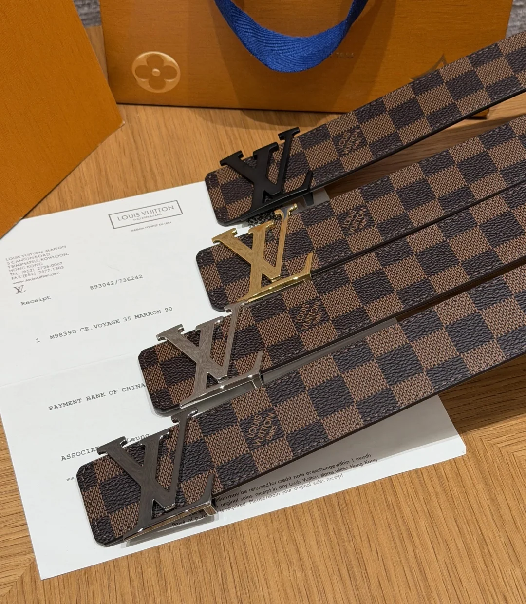 루이비통 모노그램 버클 40mm 리버시블 벨트 상세 이미지 4