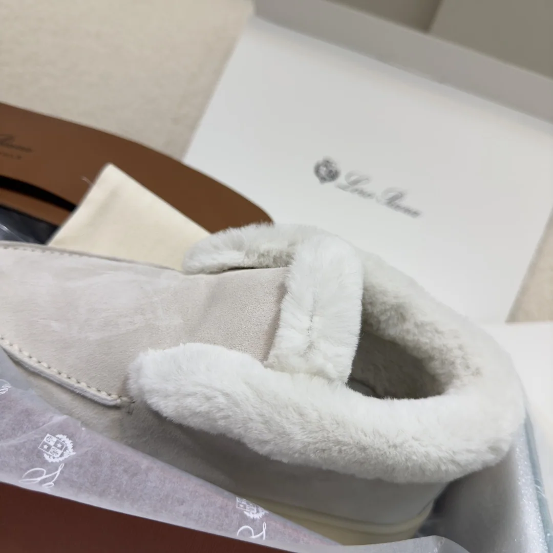 로로피아나 서머워크 코요테 퍼 하이컷 신발 상세 이미지 9