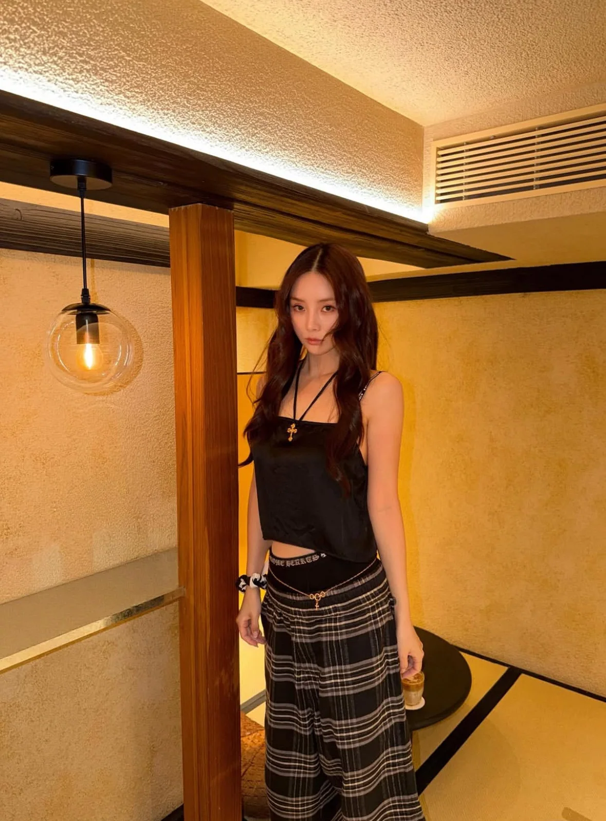 크롬하츠 플란넬 체크 수작업 반바지 상세 이미지 5