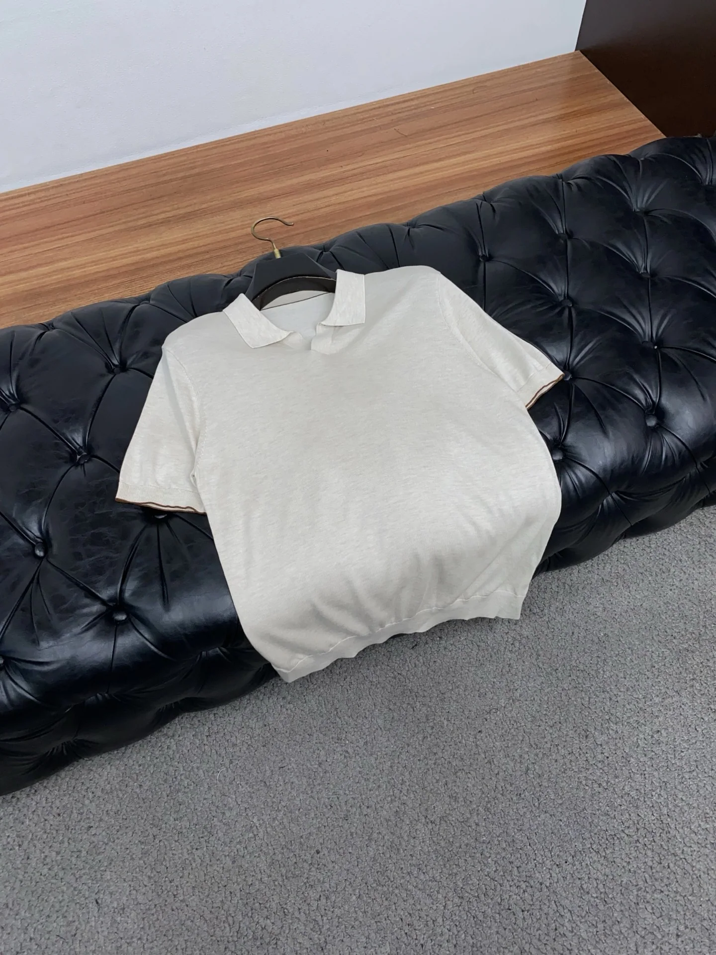 로로피아나 남성 린넨 폴로 반팔 티셔츠 상세 이미지 7