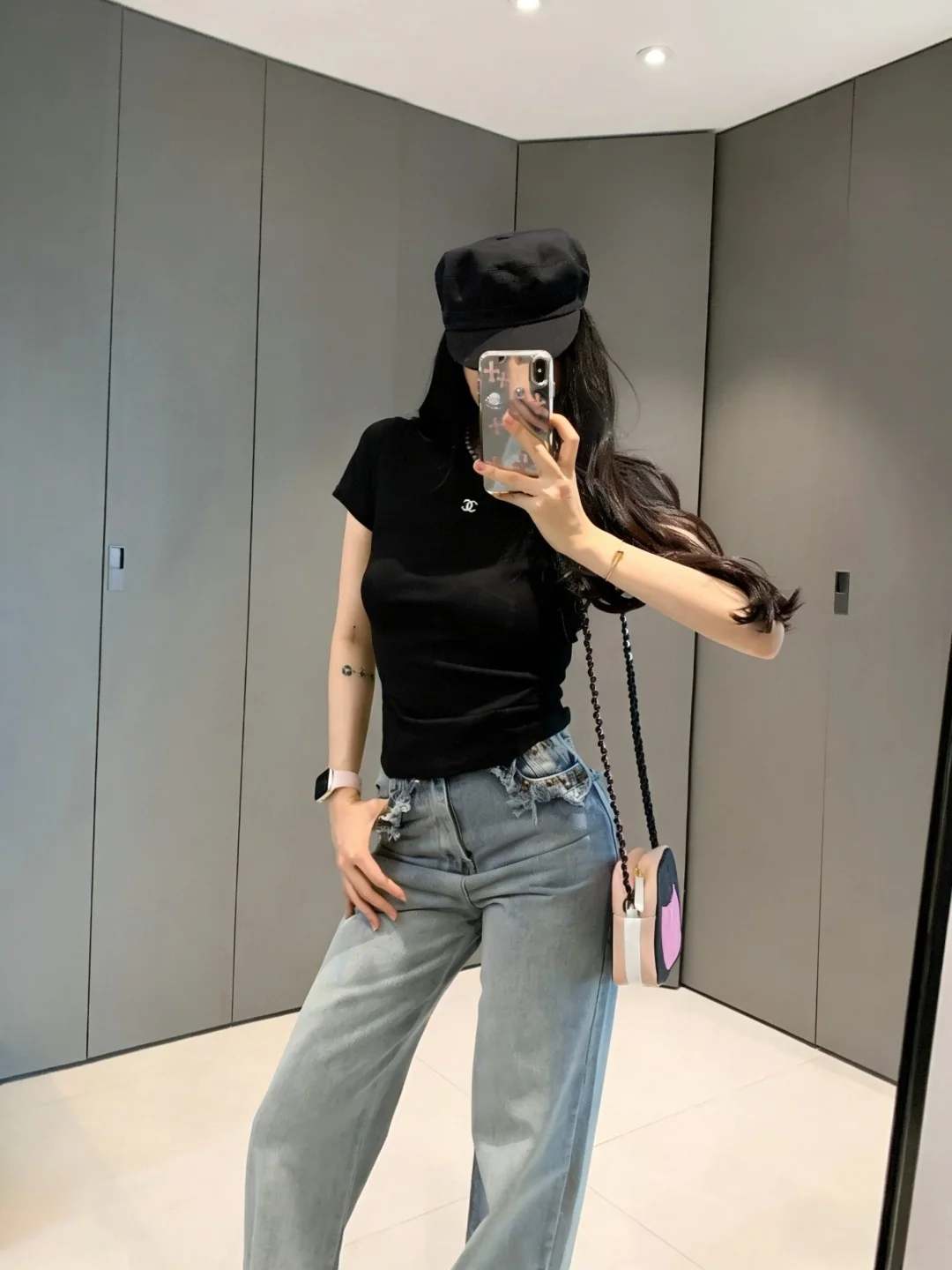 샤넬 여성용 반팔 티셔츠 상세 이미지 9