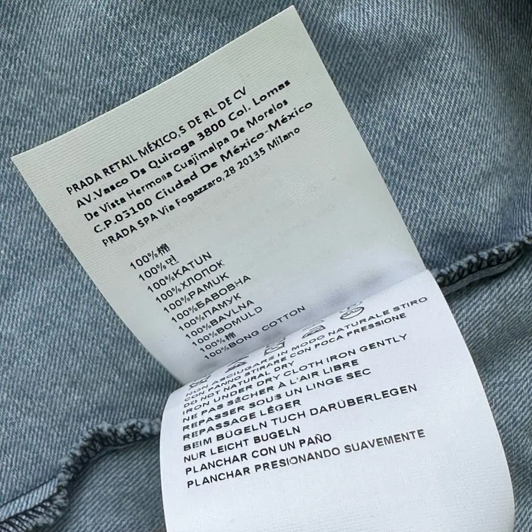 미우미우 벨트 데님 원피스 상세 이미지 9