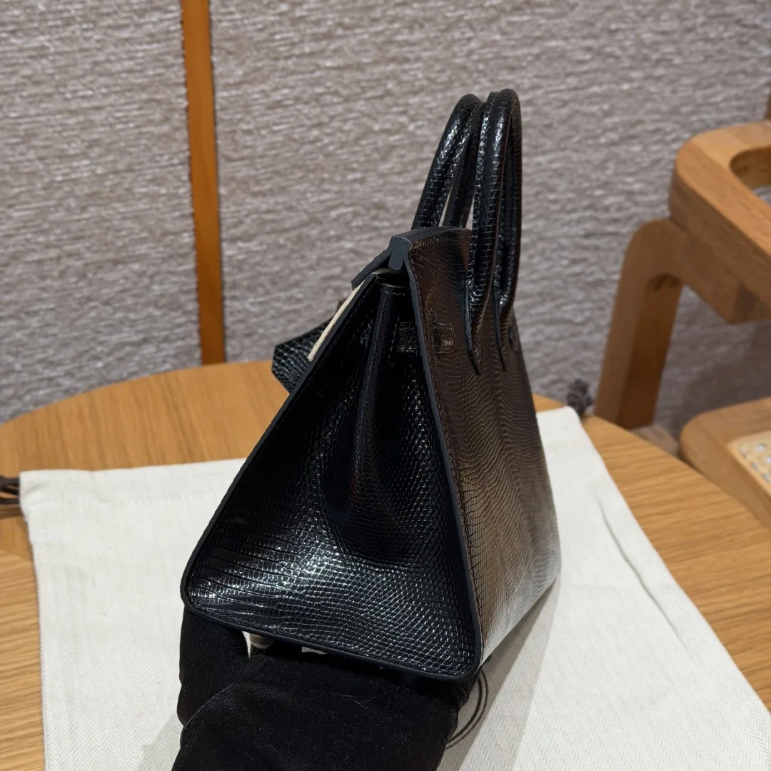 에르메스 도마뱀 가죽 버킨 가방 상세 이미지 4