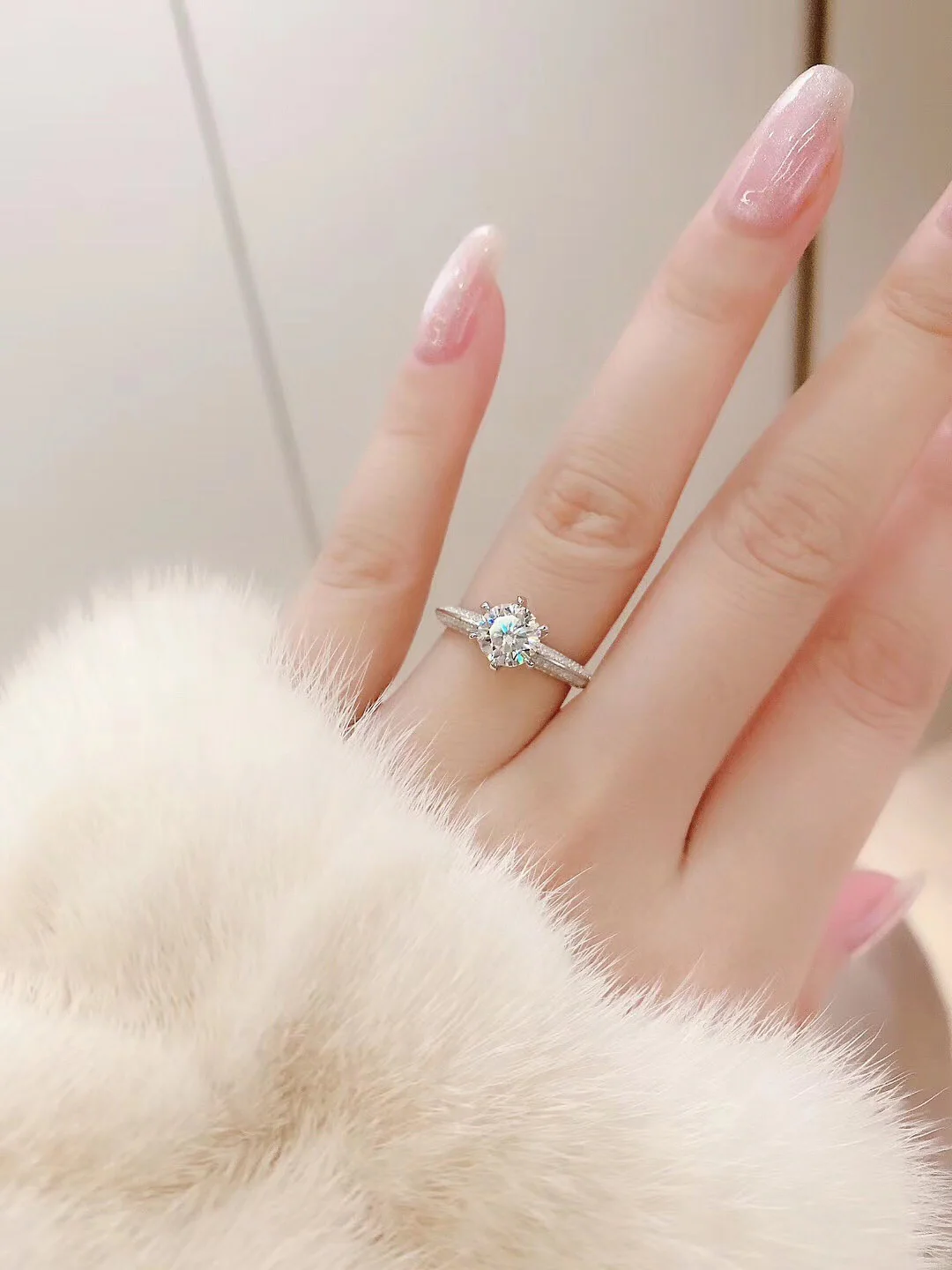 티파니 하프 더 킹덤 플래티넘 다이아몬드 반지 상세 이미지 2