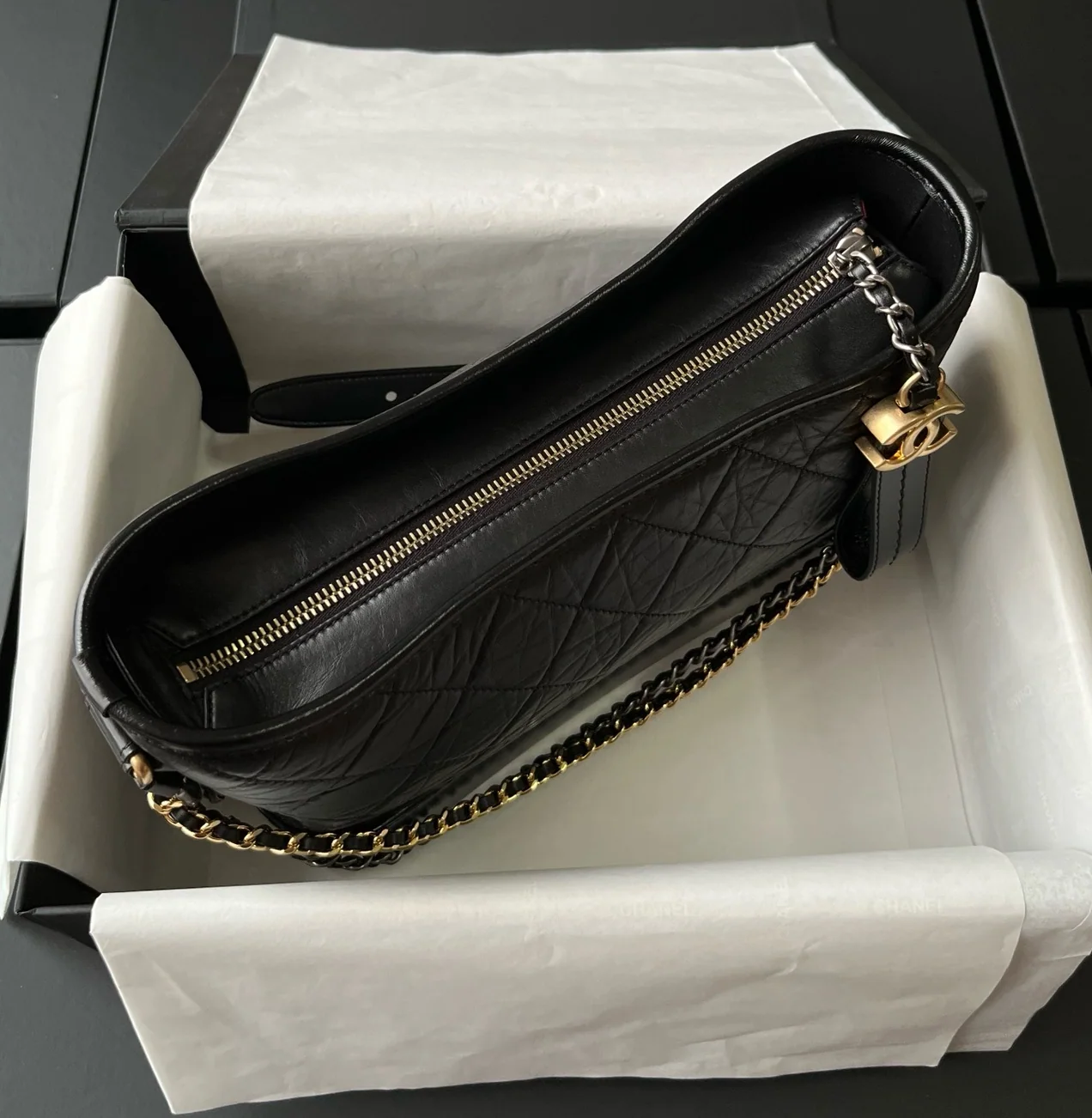 샤넬 가브리엘 호보백 블랙 미디엄 상세 이미지 3