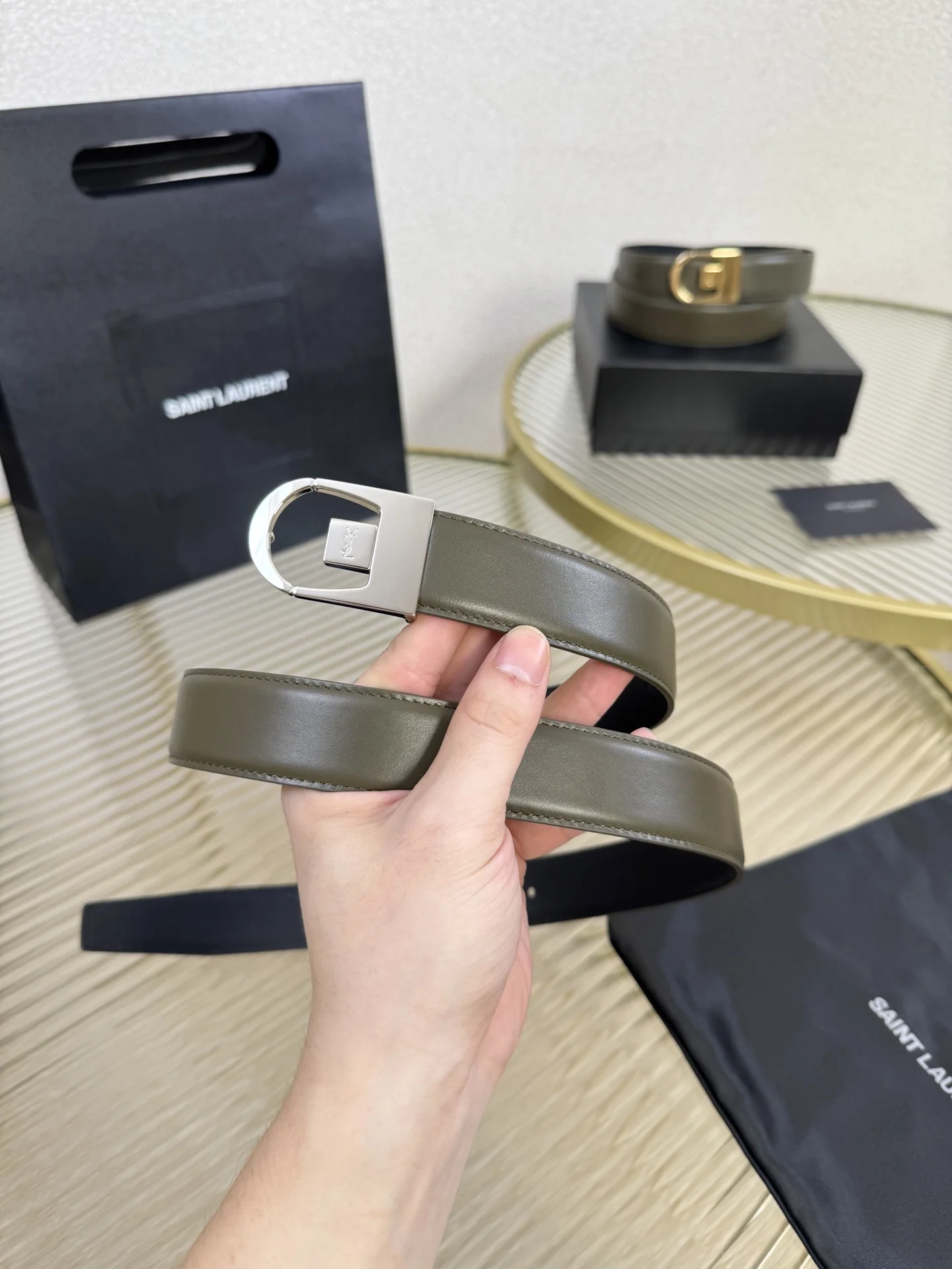 생로랑 벨트 58386 Saint Laurent Belt 상세 이미지 1