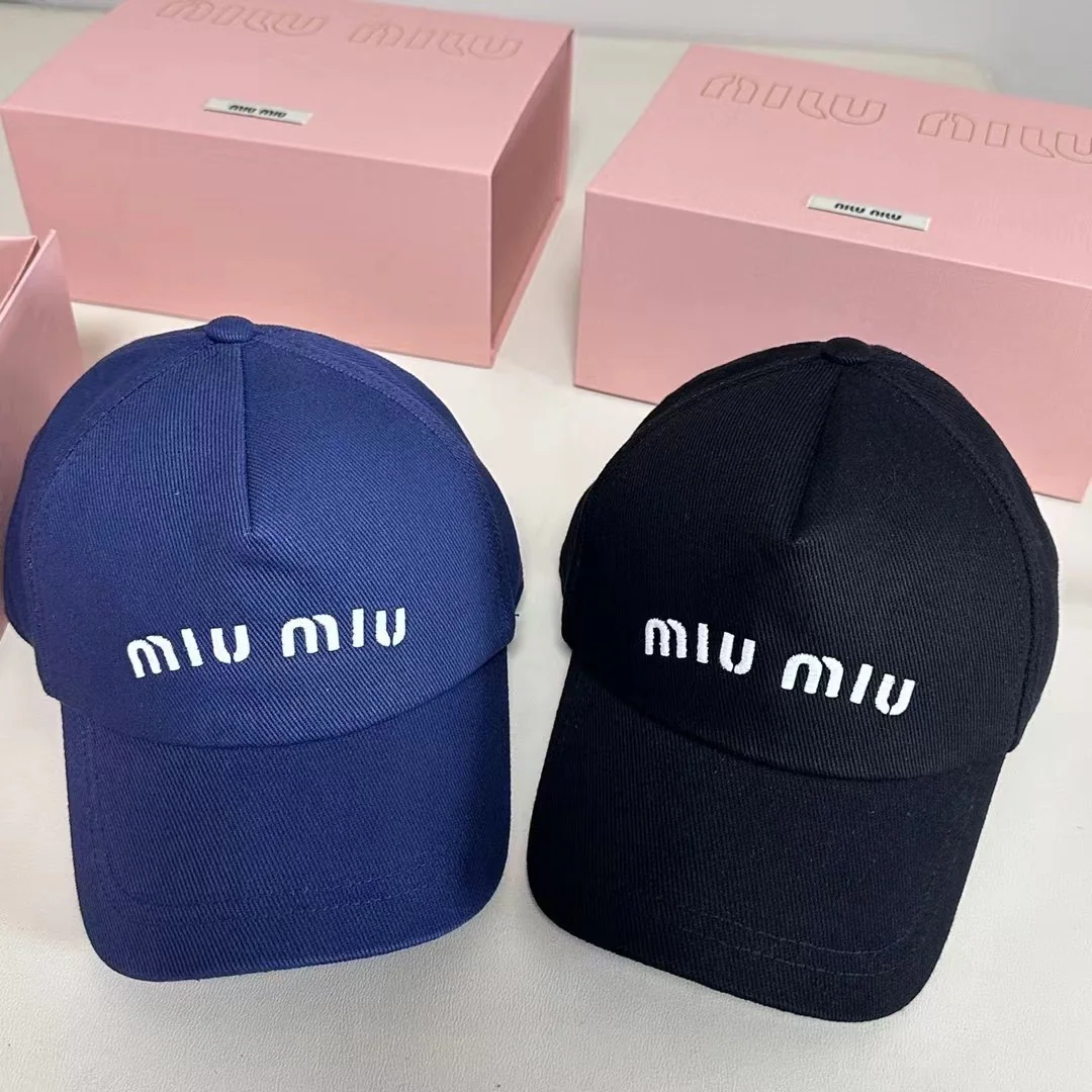 미우미우 트윌 코튼 베이스볼 캡 상세 이미지 1