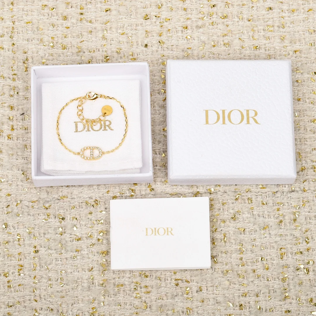 디올 CD 진주 장식 팔찌 상세 이미지 1