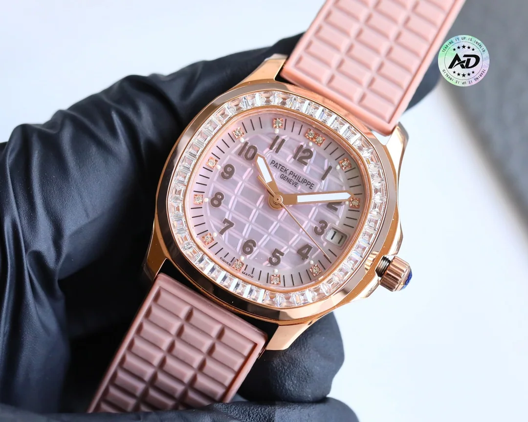 파텍필립 아쿠아넛 다이아 자동 그레이 다이얼 스틸 여성용 레플리카 44100 Patek Philippe 상세 이미지 6