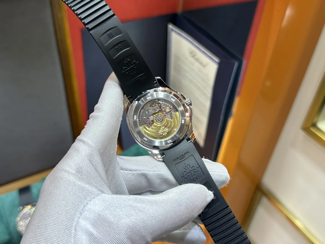 파텍필립 아쿠아넛 5168 G 자동 그레이 다이얼 PPF 공장 레플리카 44180 Patek Philippe 상세 이미지 9