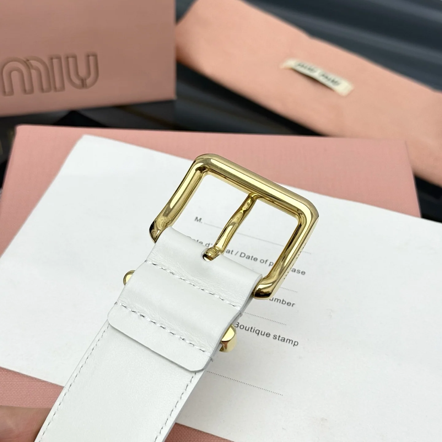 미우미우 벨트 57910 Miu Miu Belt 상세 이미지 9