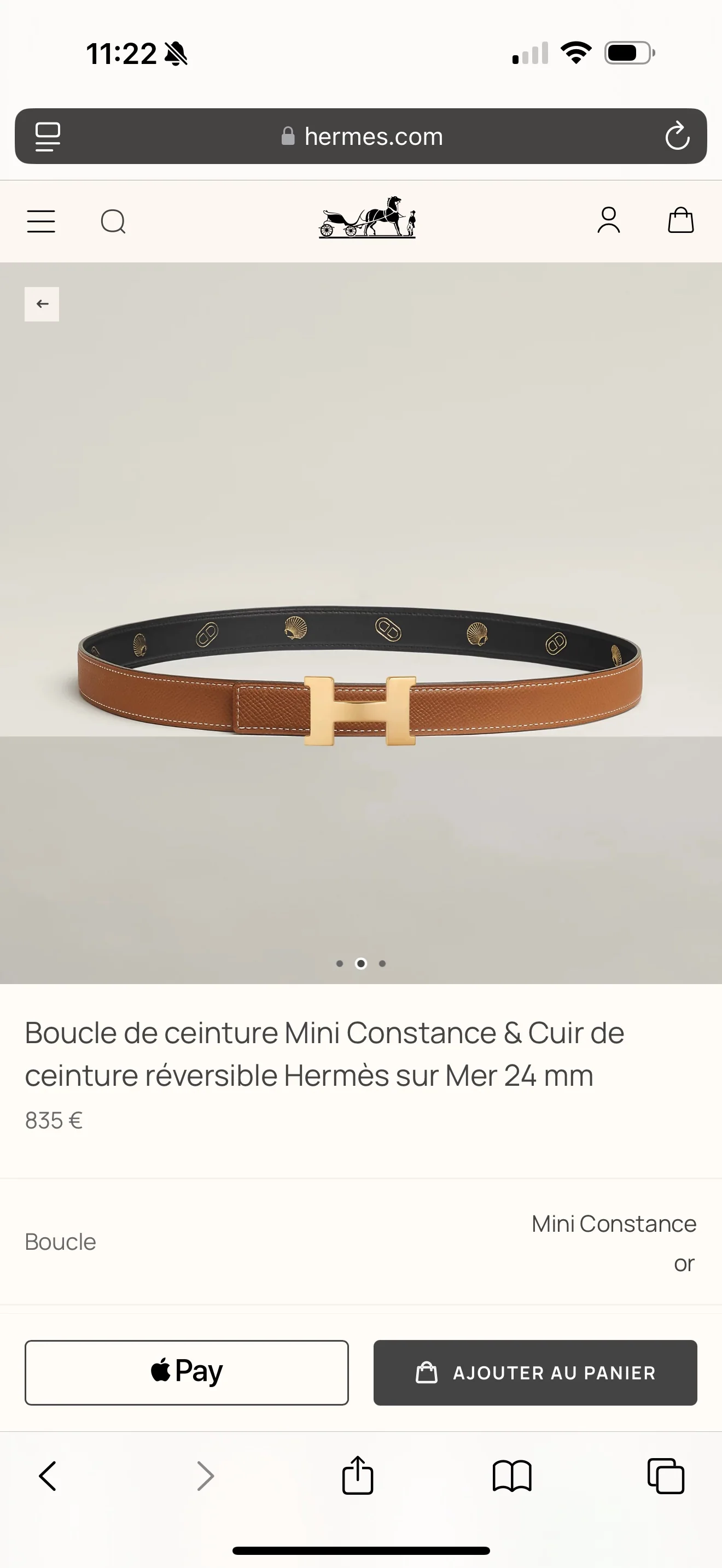 에르메스 벨트 59002 Hermes Belt 상세 이미지 2