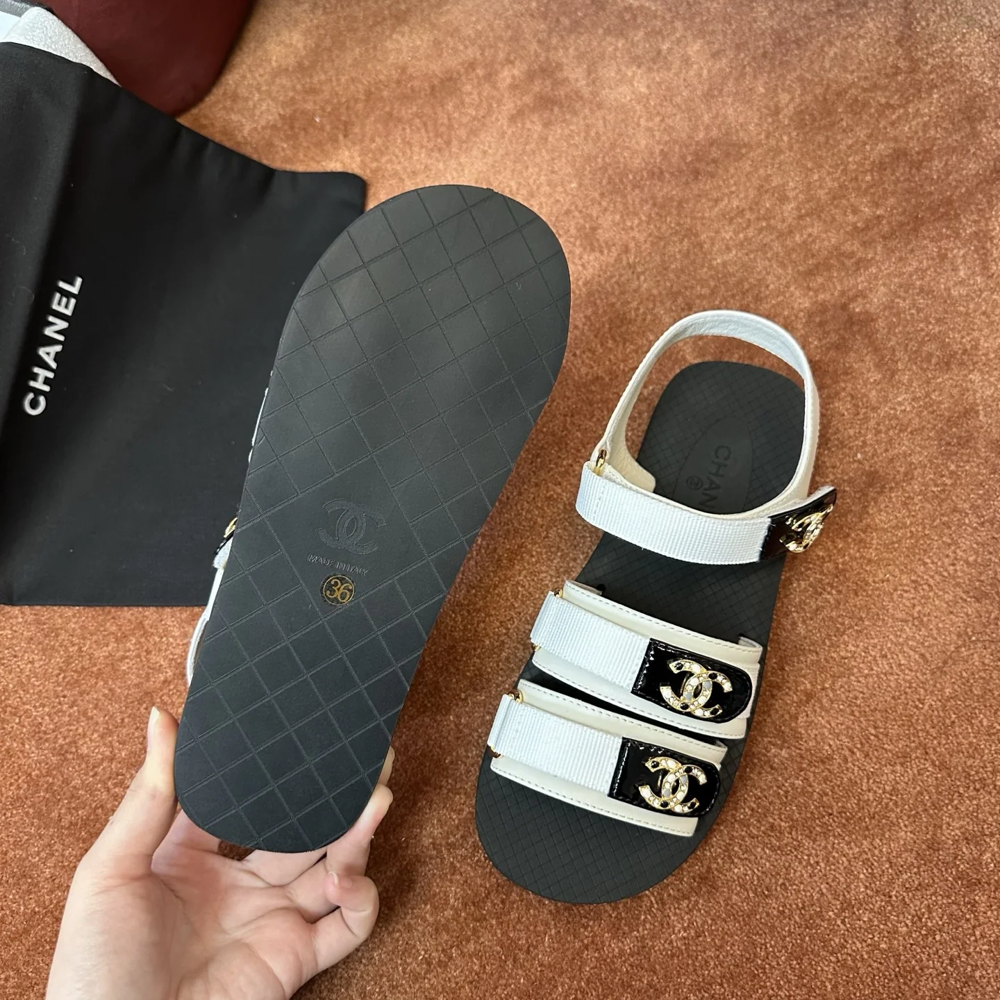 샤넬 벨크로 샌들 3583 상세 이미지 4