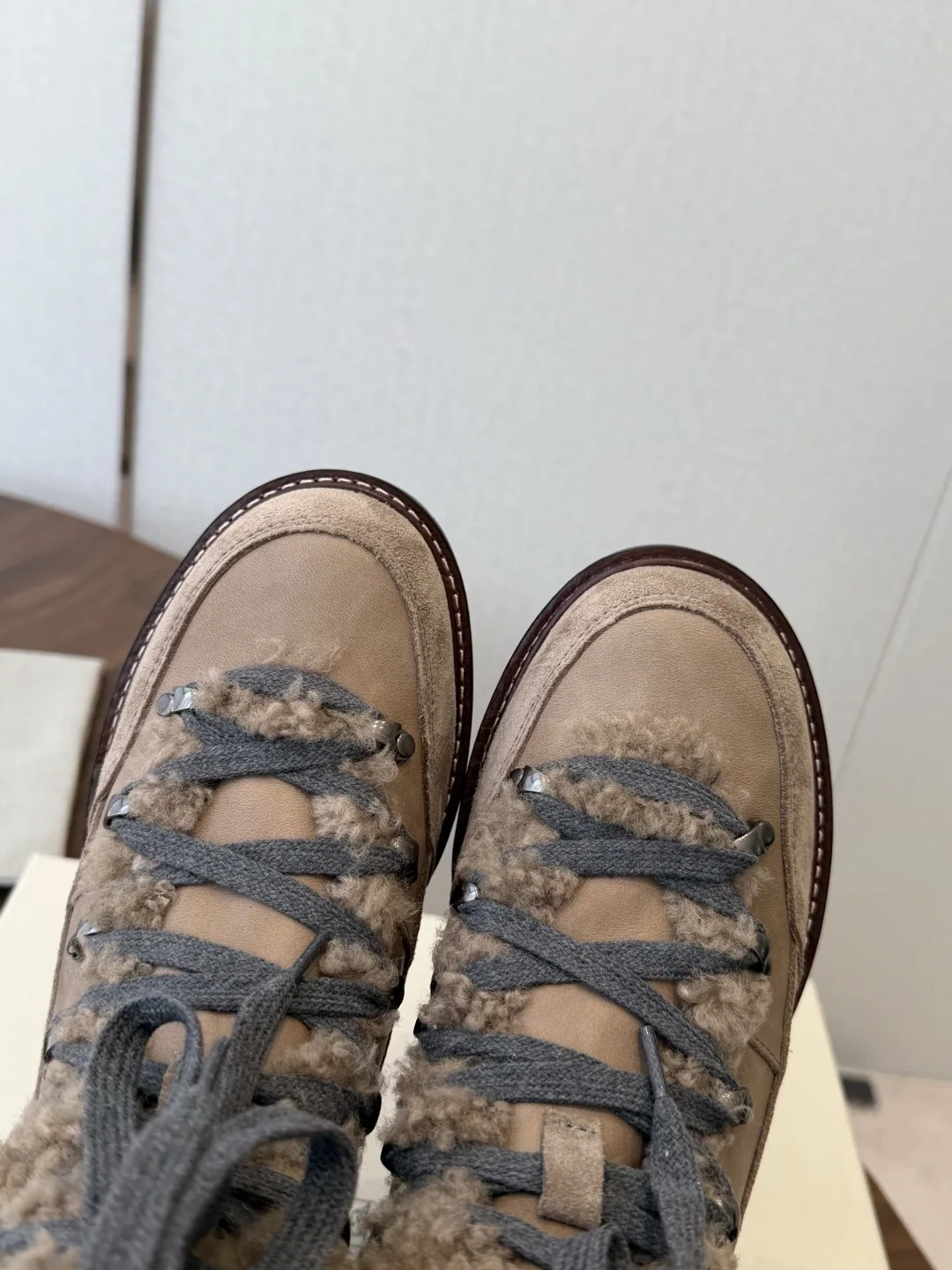 브루넬로쿠치넬리 울 앵클 부츠 상세 이미지 6