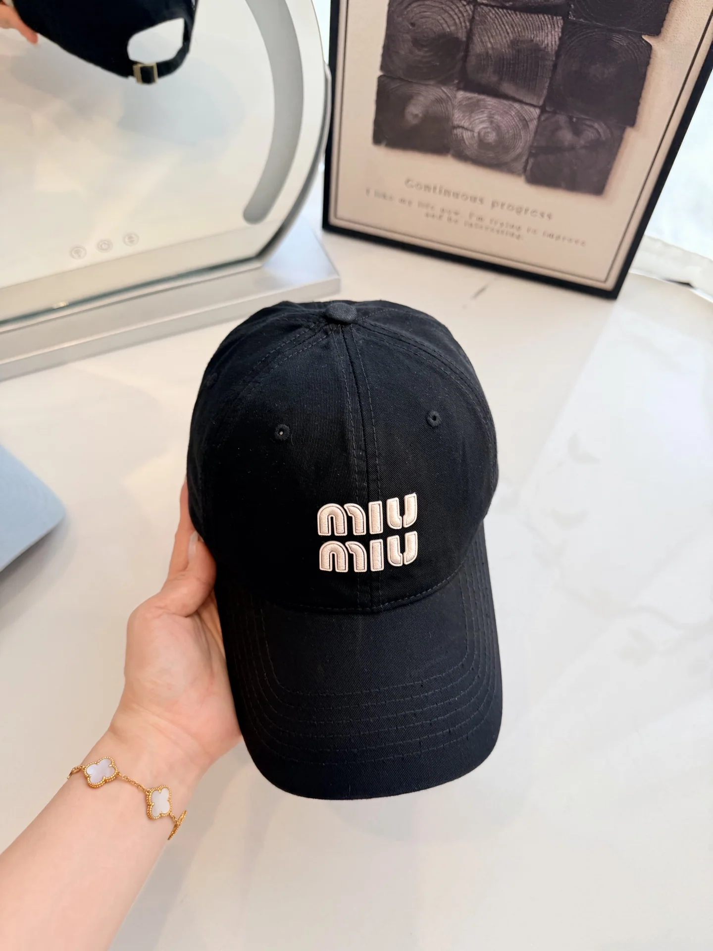 미우미우 모자 80791 Miu Miu Cap 상세 이미지 8