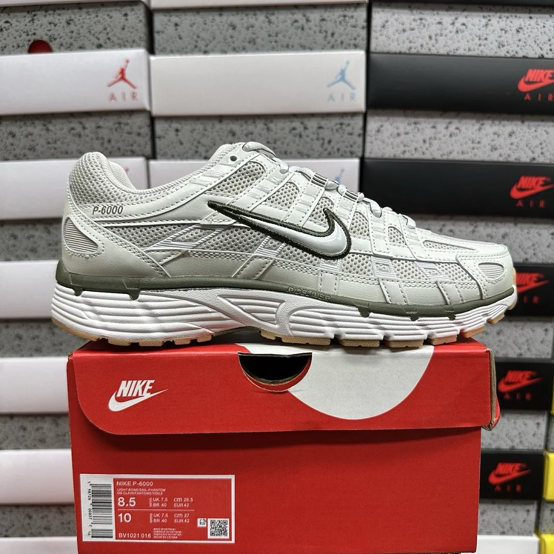 나이키 [CS] P 6000 BV1021-016 201562 Nike P-6000 Light Bone Medium Olive Gum