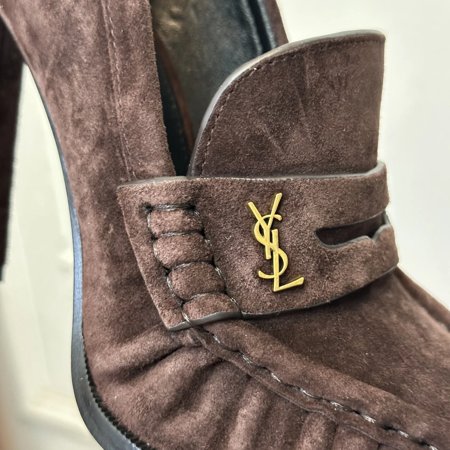 생로랑 YSL 앞코 덮인 뮬 상세 이미지 4