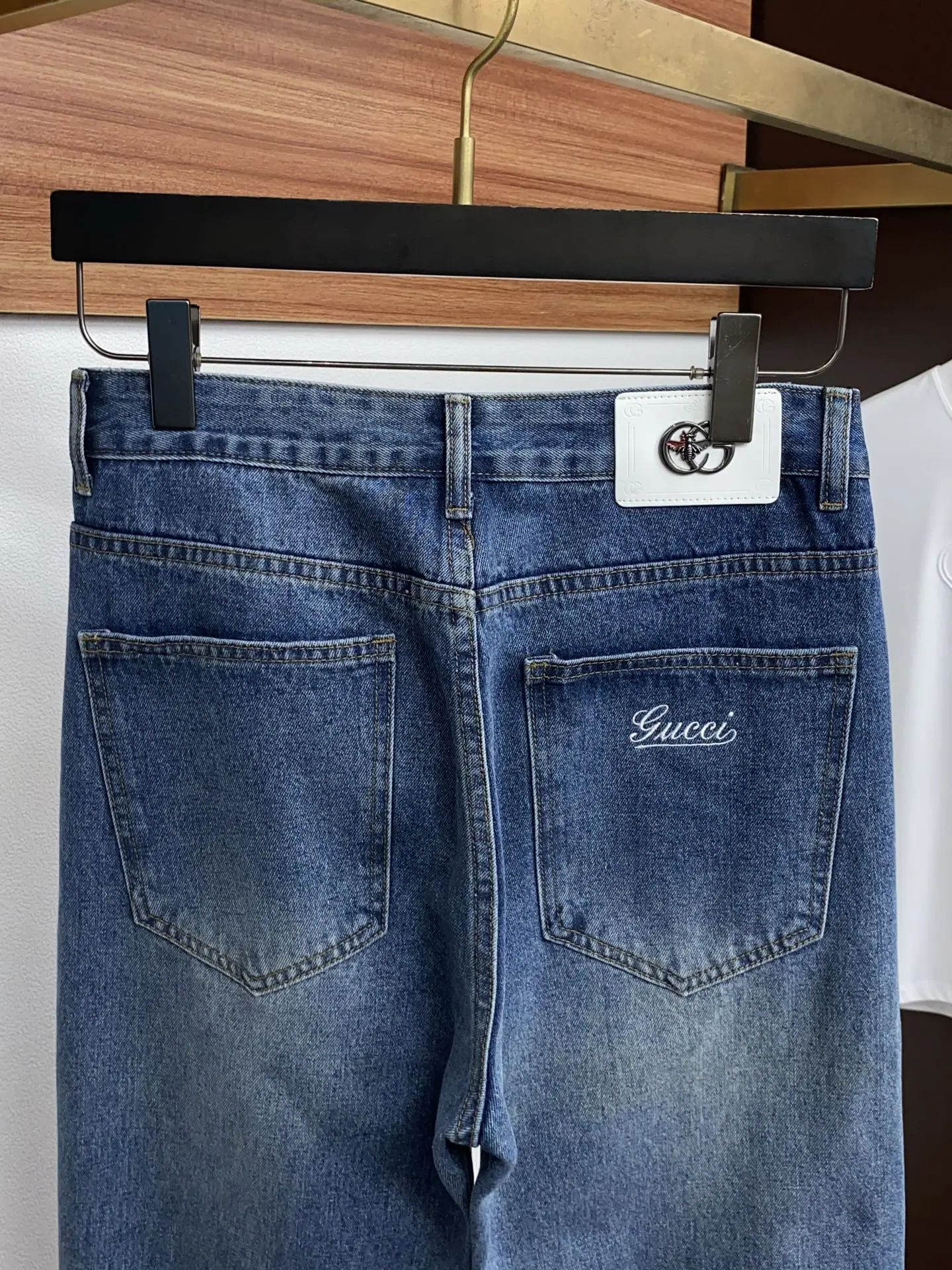구찌 남성 스트레이트 데님 바지 상세 이미지 9