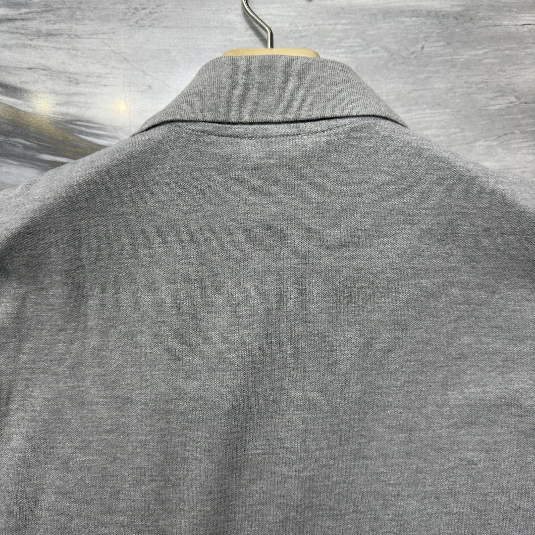 생로랑 가슴 자수 남성 반팔 폴로셔츠 상세 이미지 6