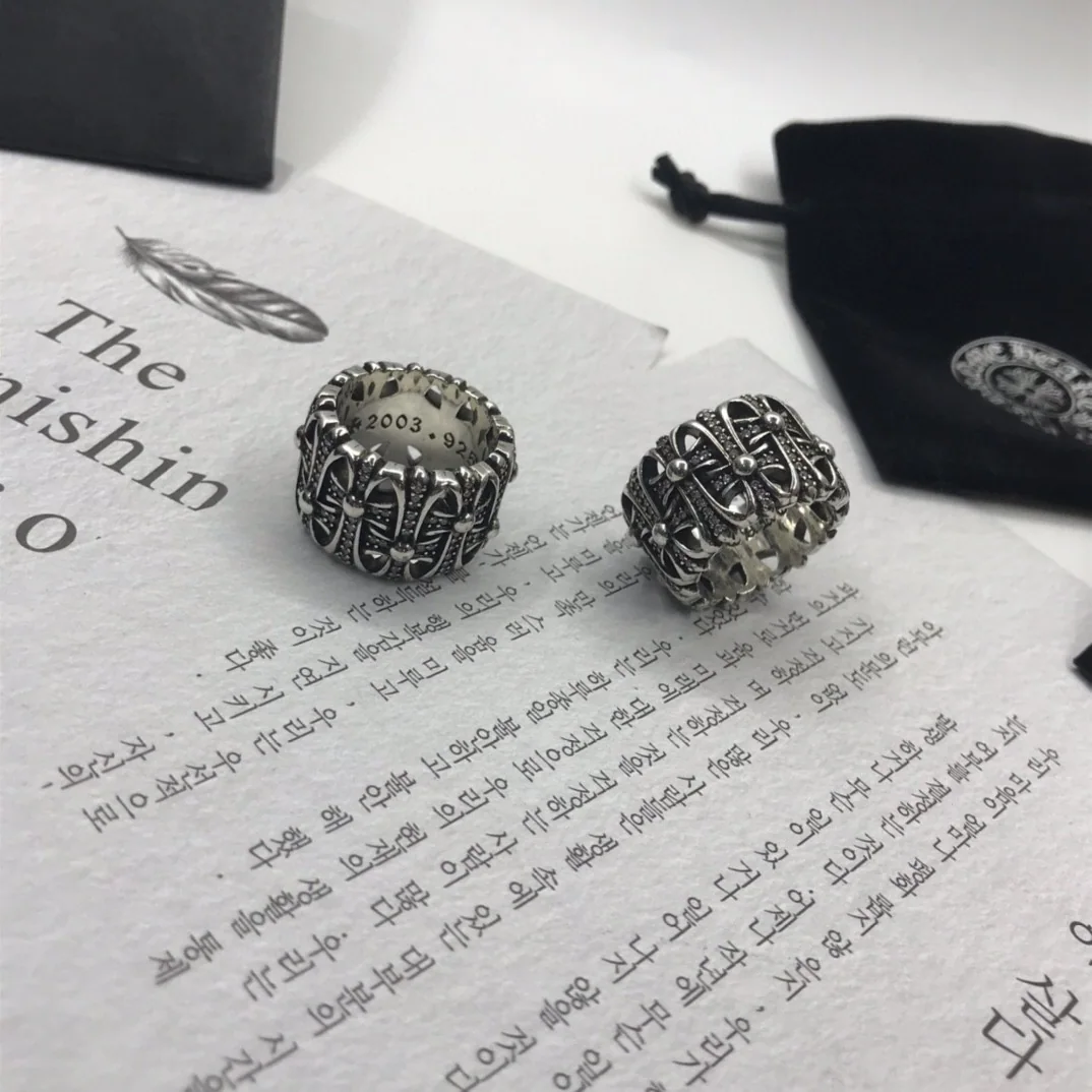 크롬하츠 톰스톤 다이아몬드 장식 반지 상세 이미지 2