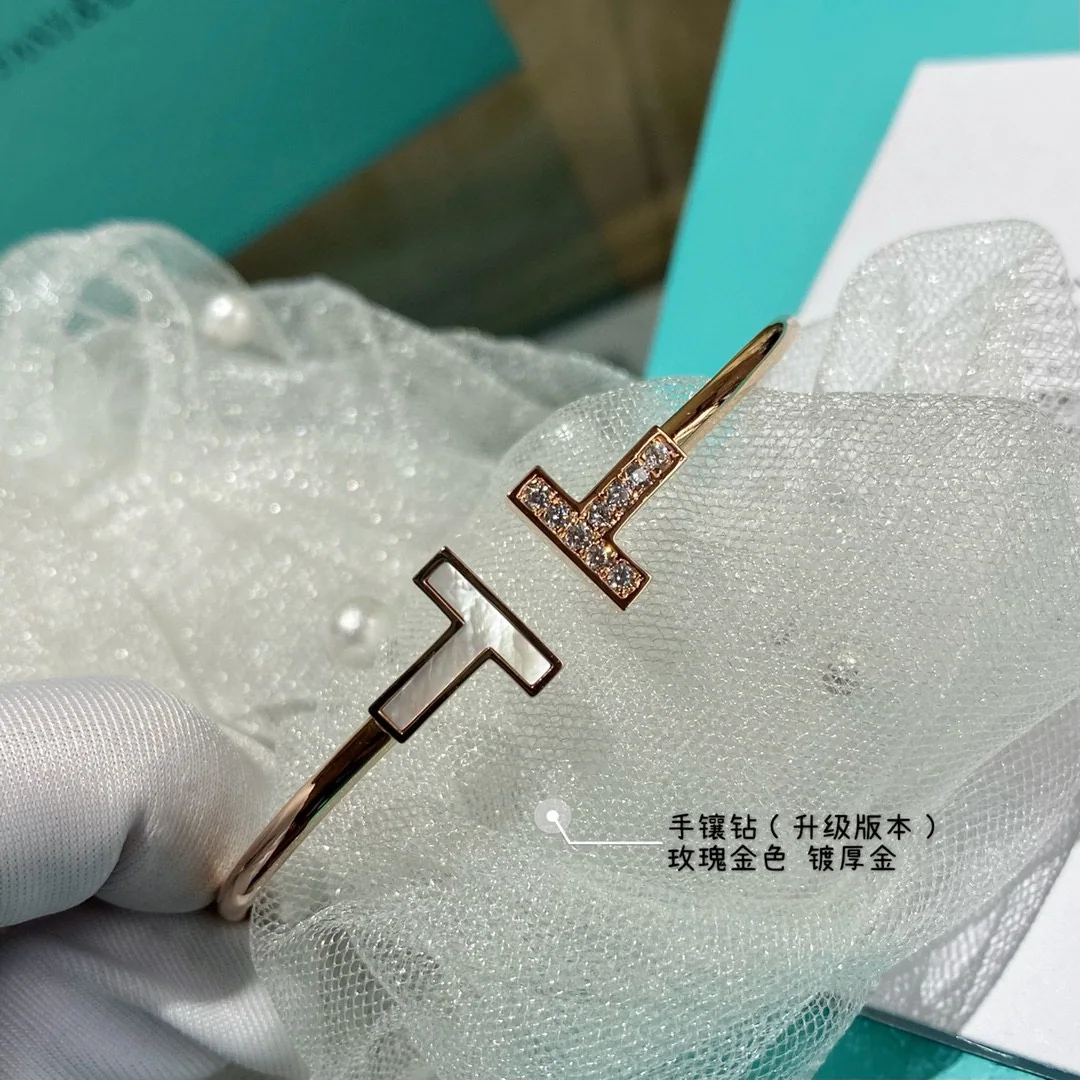 티파니 T 스퀘어 다이아몬드 뱅글 팔찌 상세 이미지 6