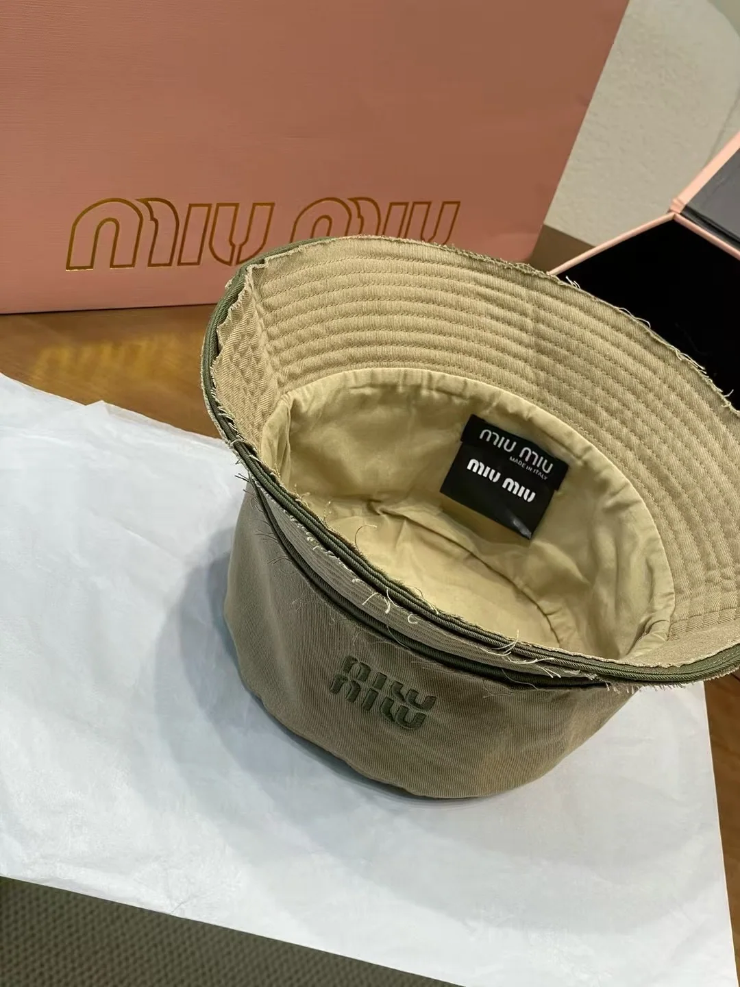 미우미우 모자 81309 Miu Miu Cap 상세 이미지 5