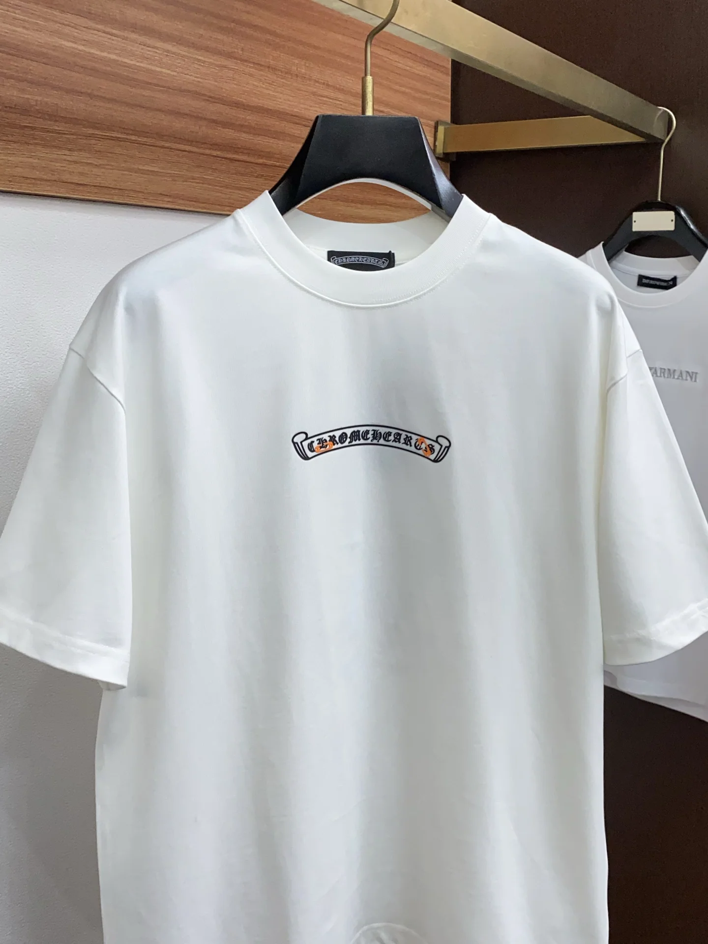 크롬하츠 장섬유 면 소재 반팔 셔츠 P240 상세 이미지 2