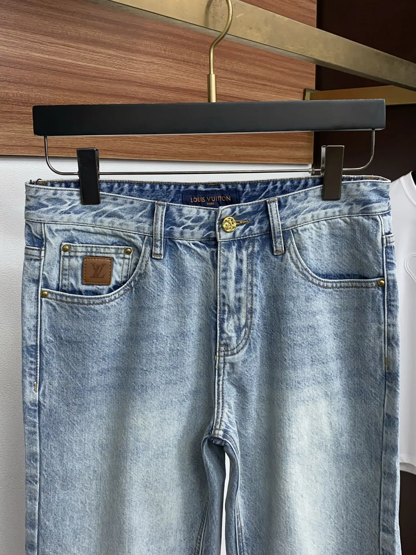 루이비통 데님 남성 반바지 상세 이미지 2