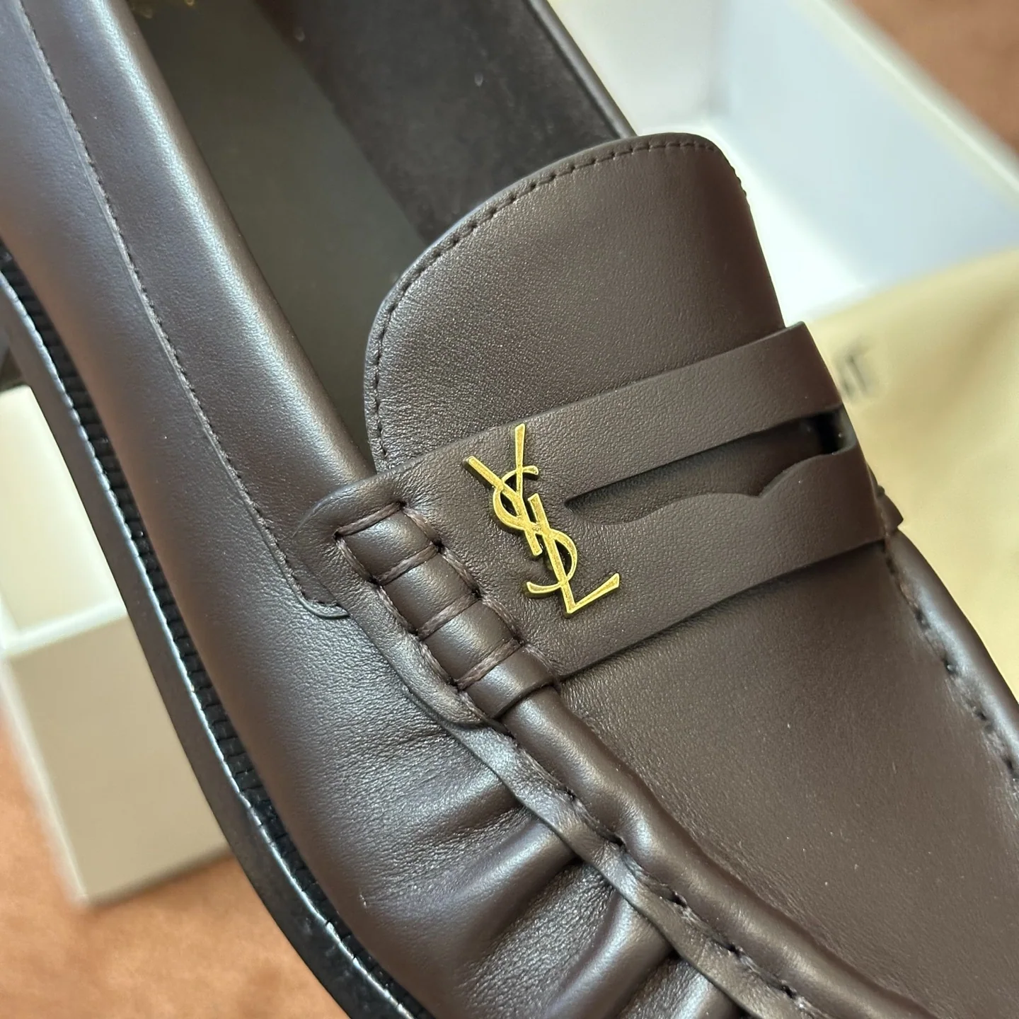 생로랑 YSL 앞코 덮인 뮬 상세 이미지 4