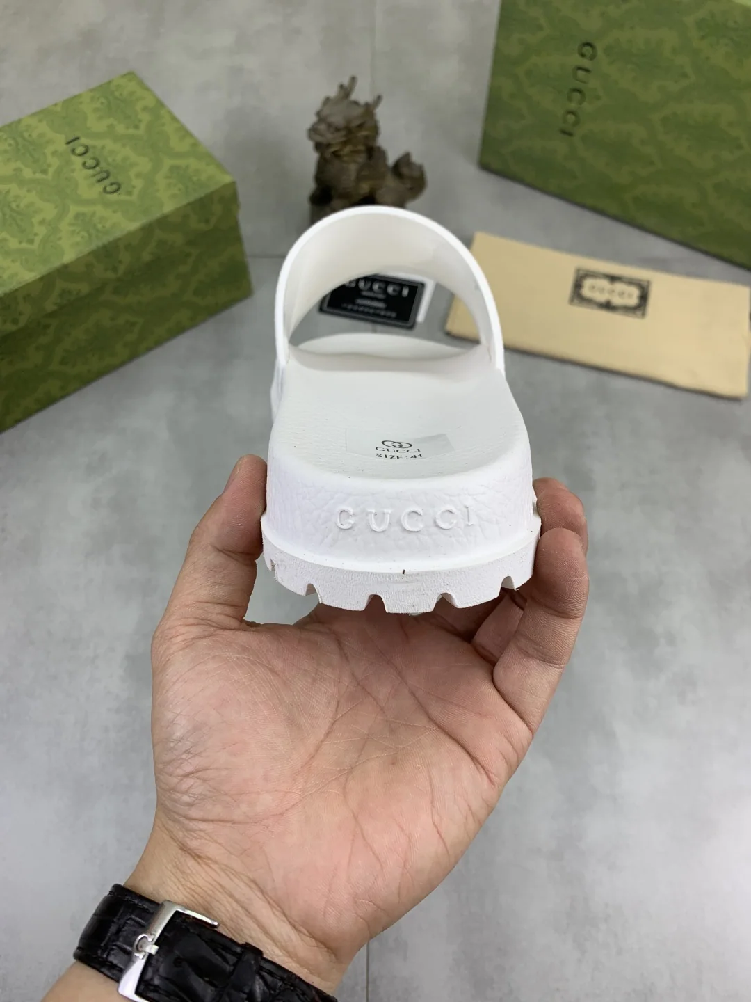 구찌 뱀 모티브 캐주얼 샌들 상세 이미지 8