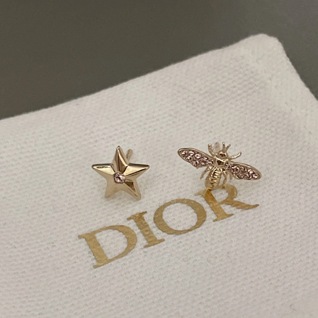 디올 D-Star 비대칭 티어드롭 귀걸이 상세 이미지 9