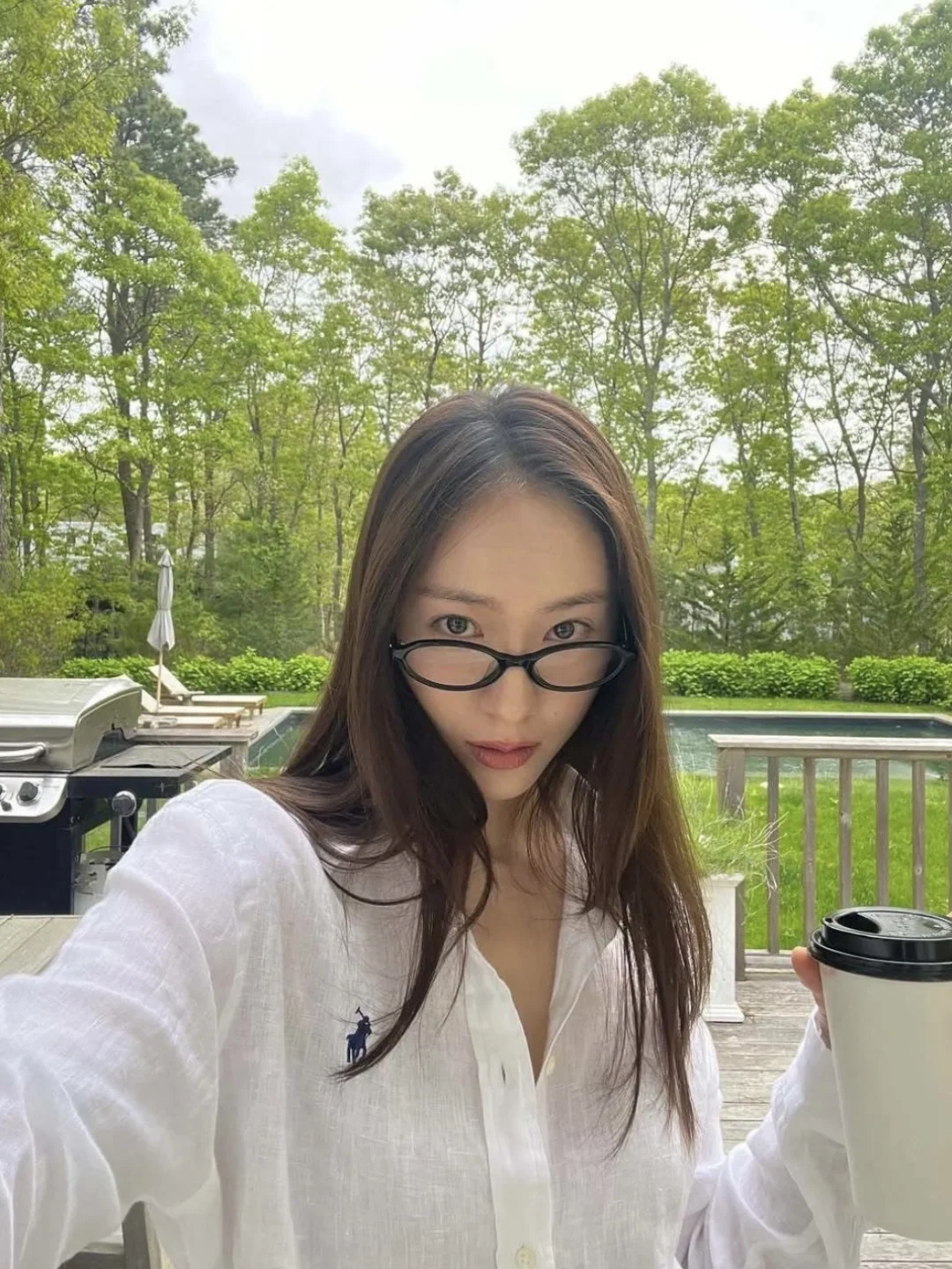 폴로 린넨 버튼다운 여성 셔츠 26 SS 상세 이미지 9
