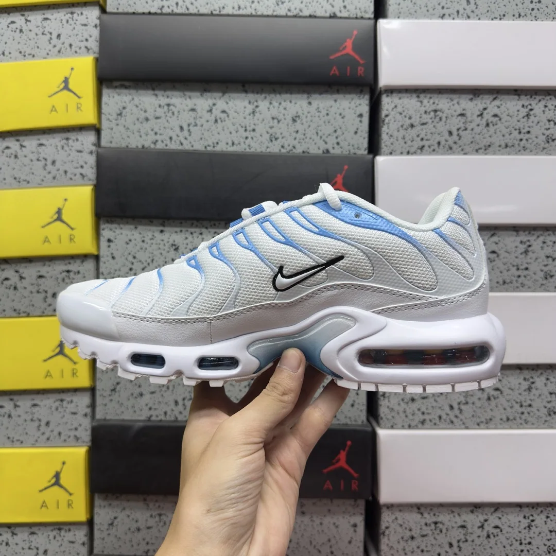 나이키 [BD] 에어 맥스 플러스 화이트 블루 블랙 DJ6124-102 201916 Nike Air Max Plus 상세 이미지 5