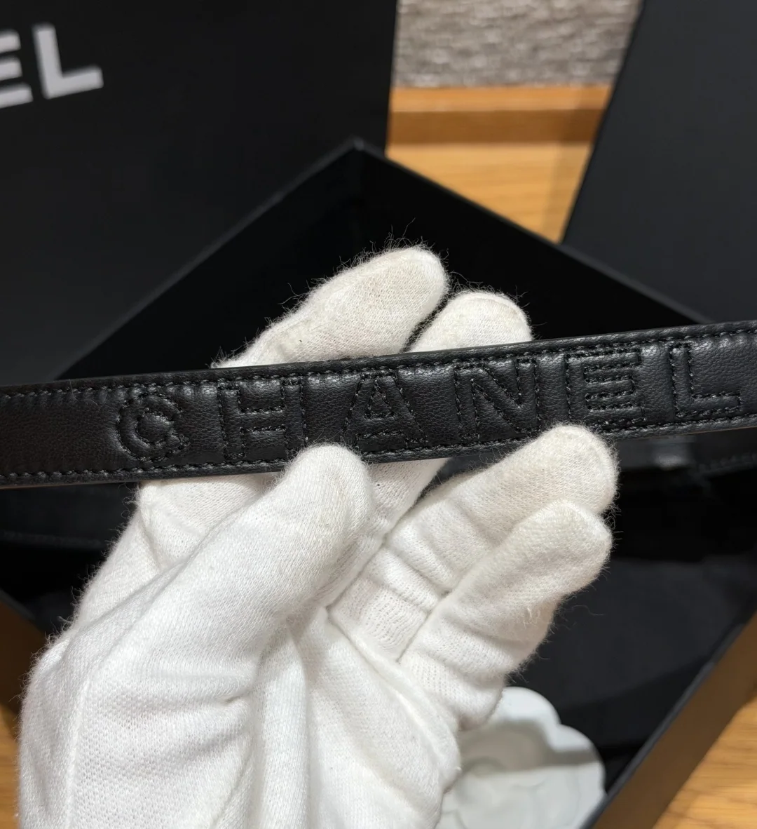 샤넬 퀼팅 램스킨 벨트 20mm 상세 이미지 9