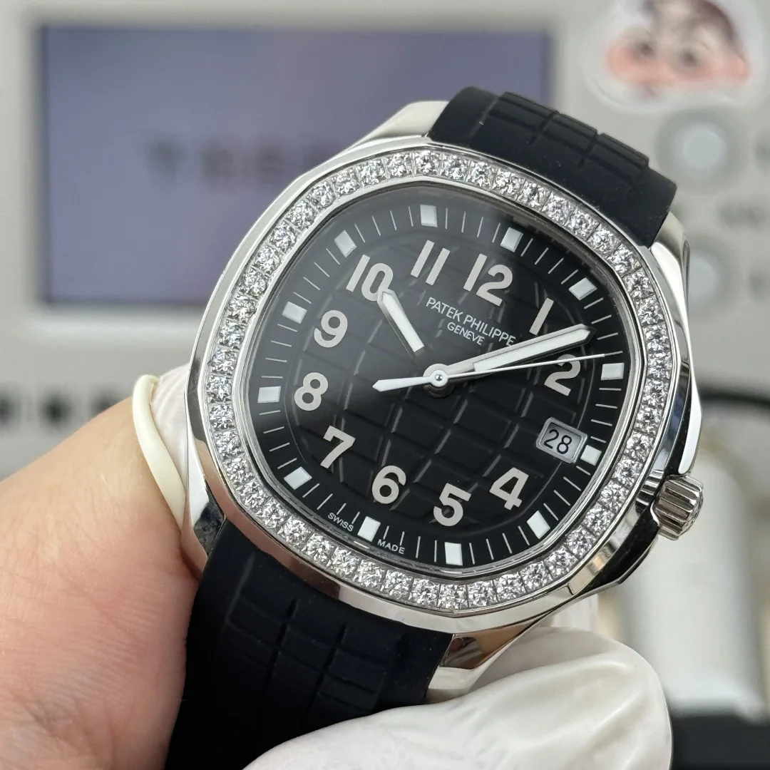 파텍필립 아쿠아넛 자동 남성 시계 38.8MM5168 G5168 G 상세 이미지 5